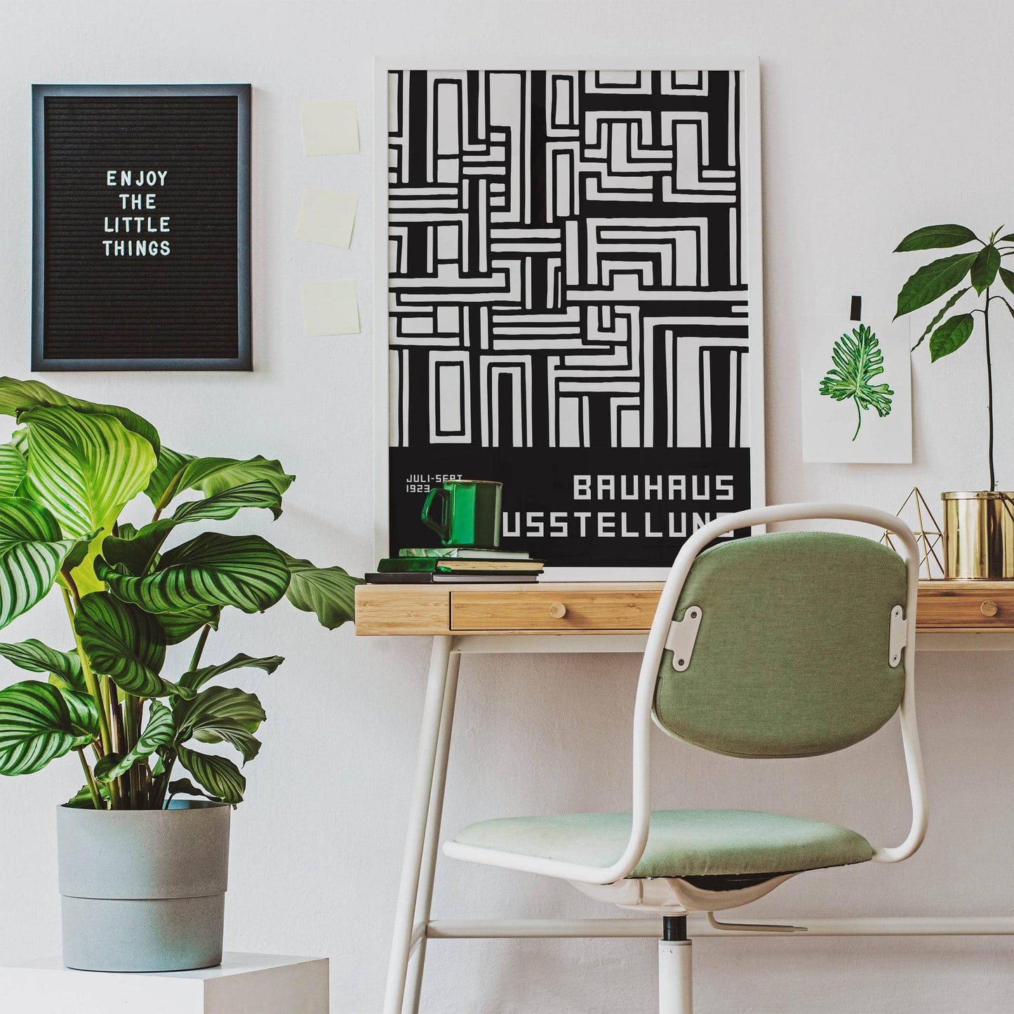 Black and White Bauhaus Poster - HypeSheriff