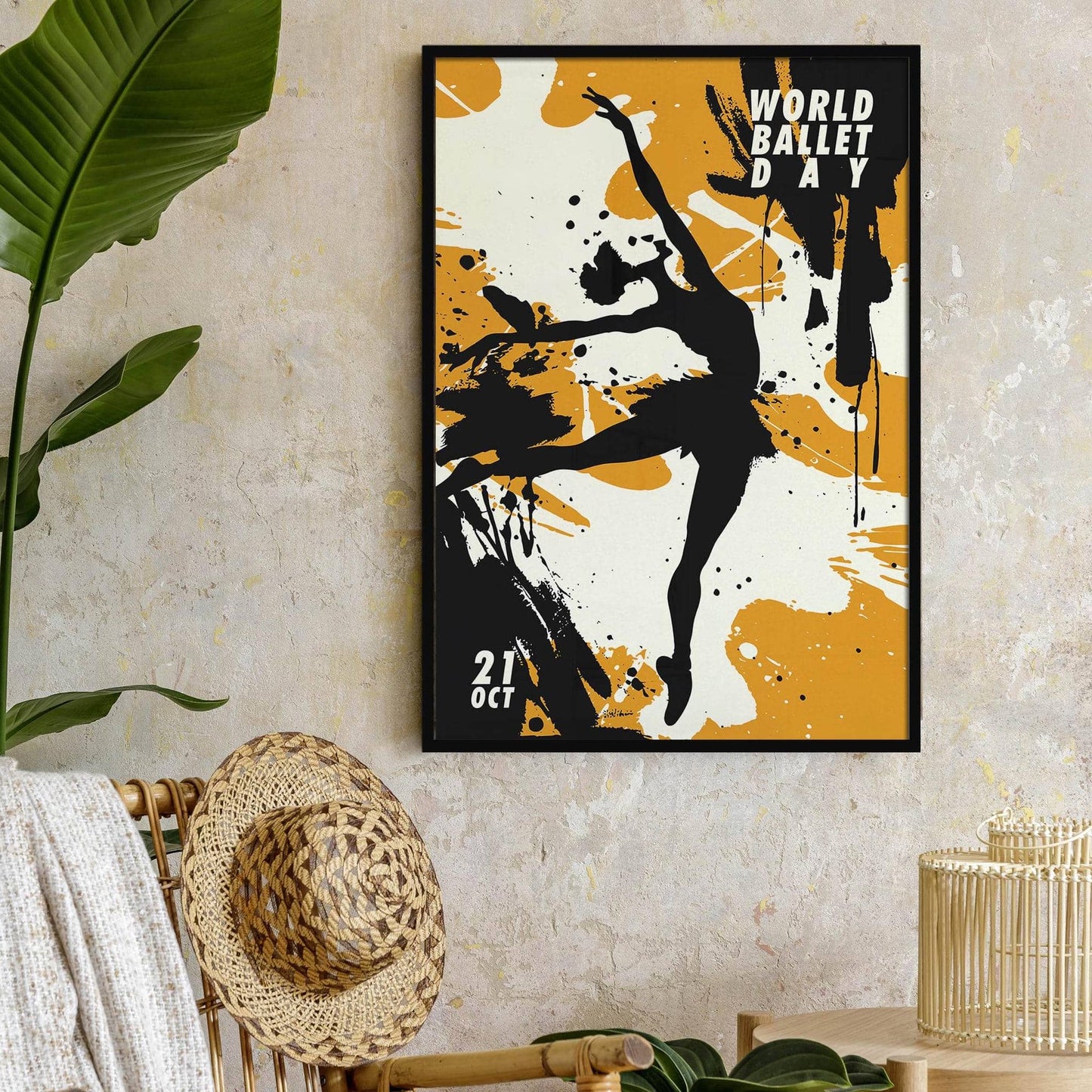 World Ballet Day Art Event Poster - HypeSheriff