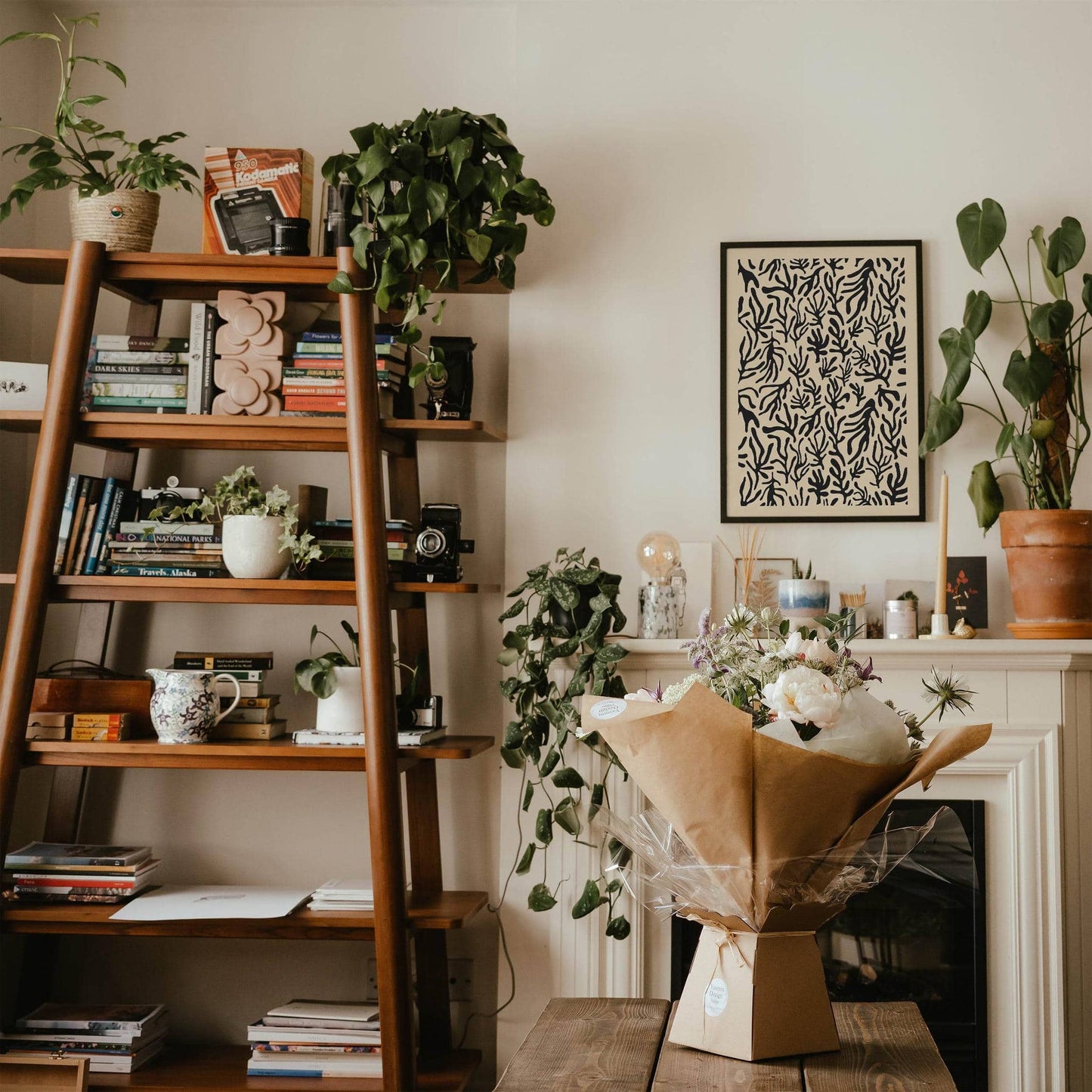 Abstract Floral Poster - HypeSheriff