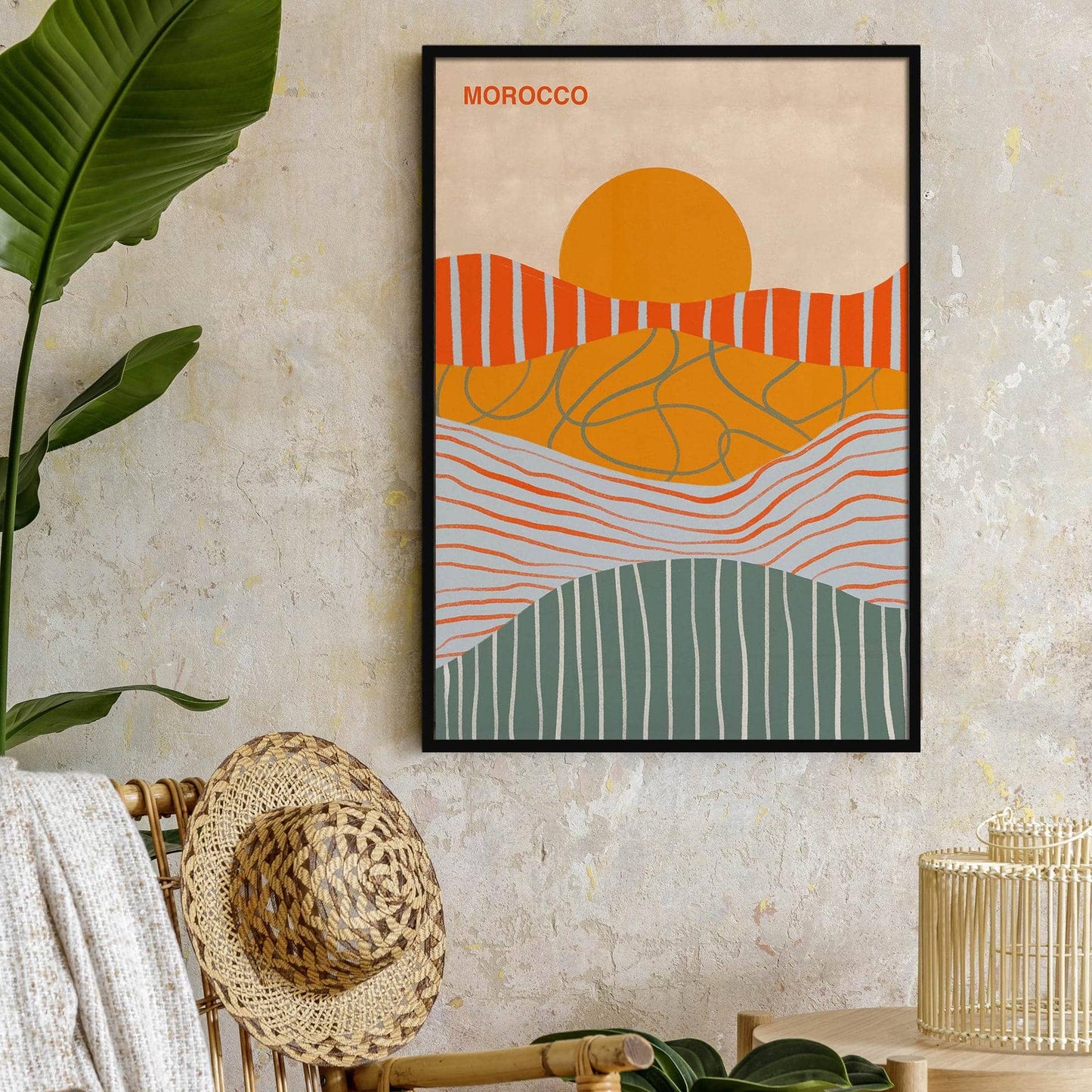Colorful Morocco Travel Poster - HypeSheriff