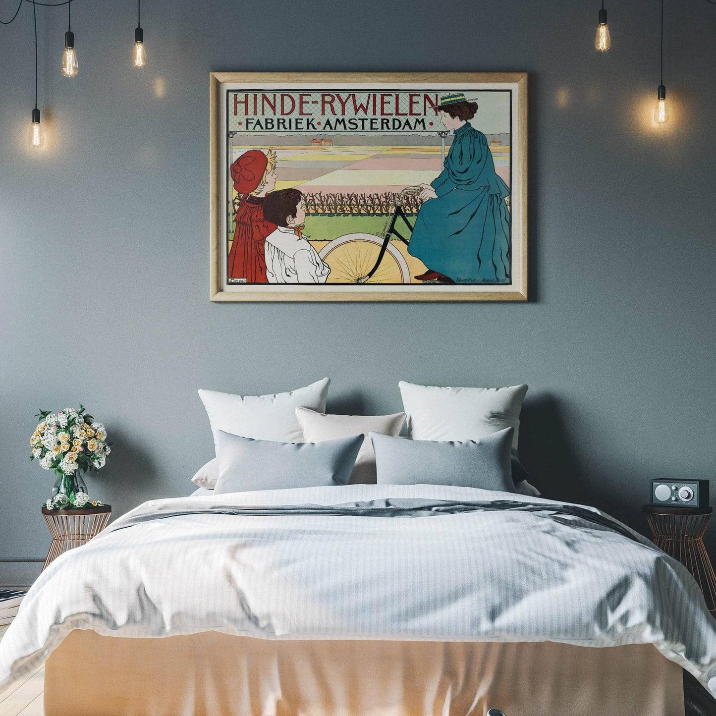 Hinde-Bicycles Factory Amsterdam Print - HypeSheriff