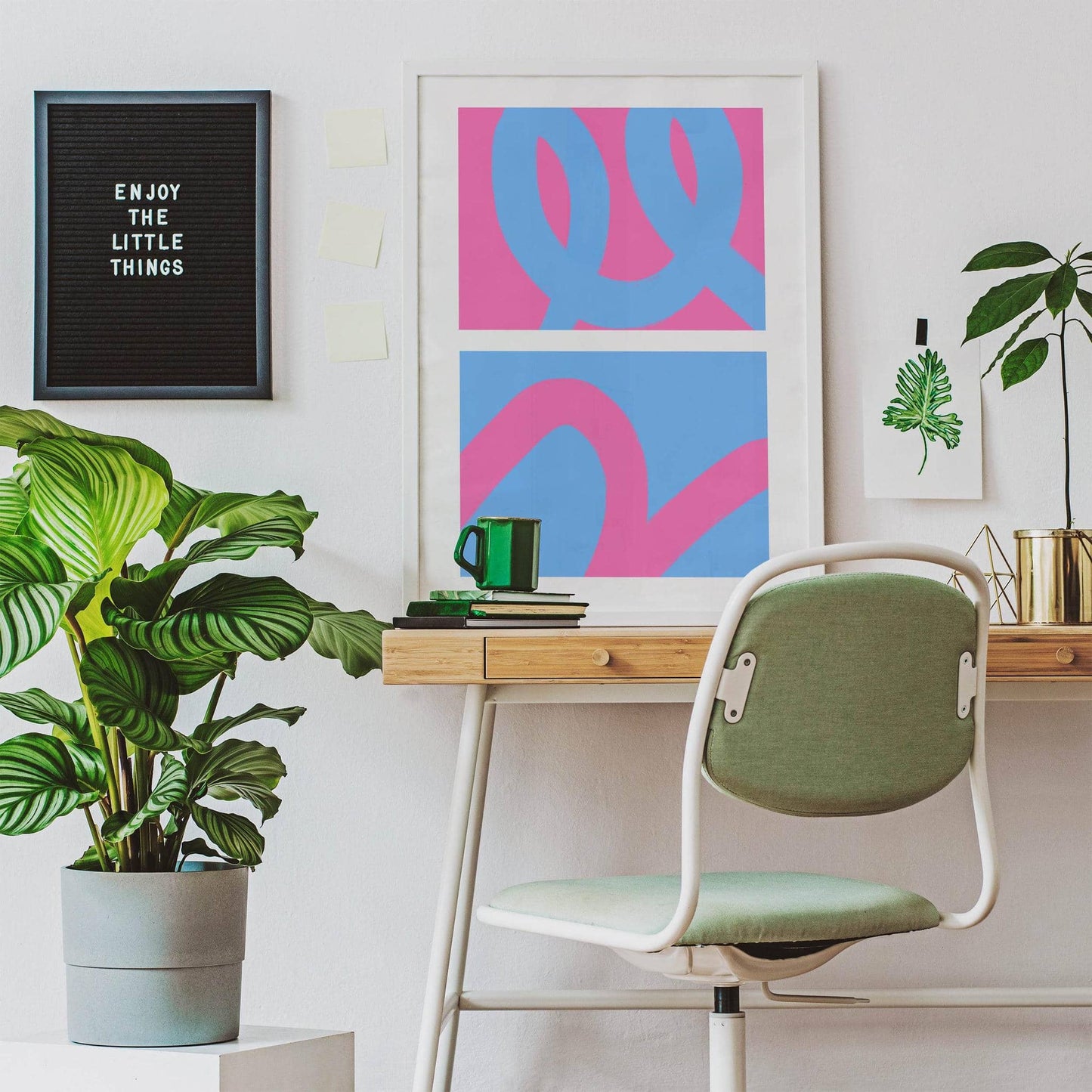 Blue Andy Warhol Pop Art Inspired Poster - HypeSheriff