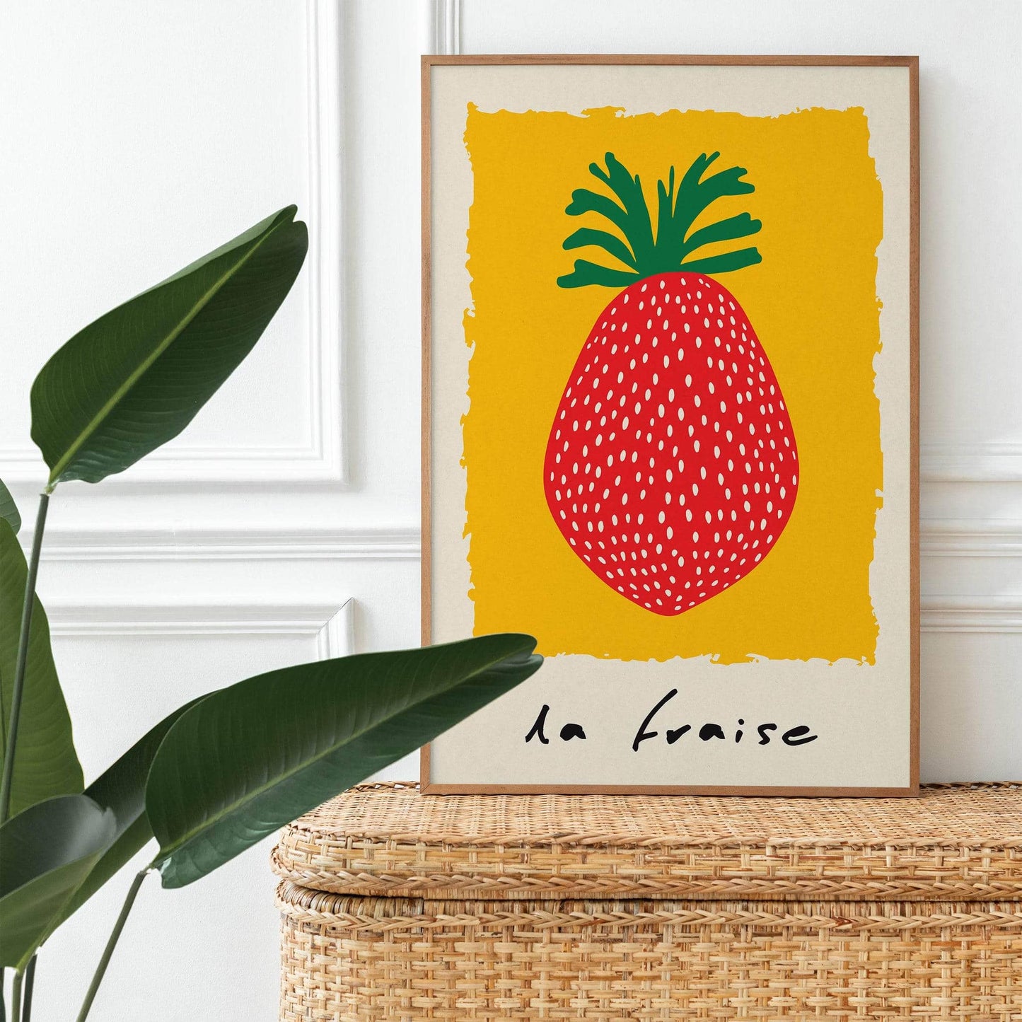 La Fraise Vintage Strawberry Poster - HypeSheriff