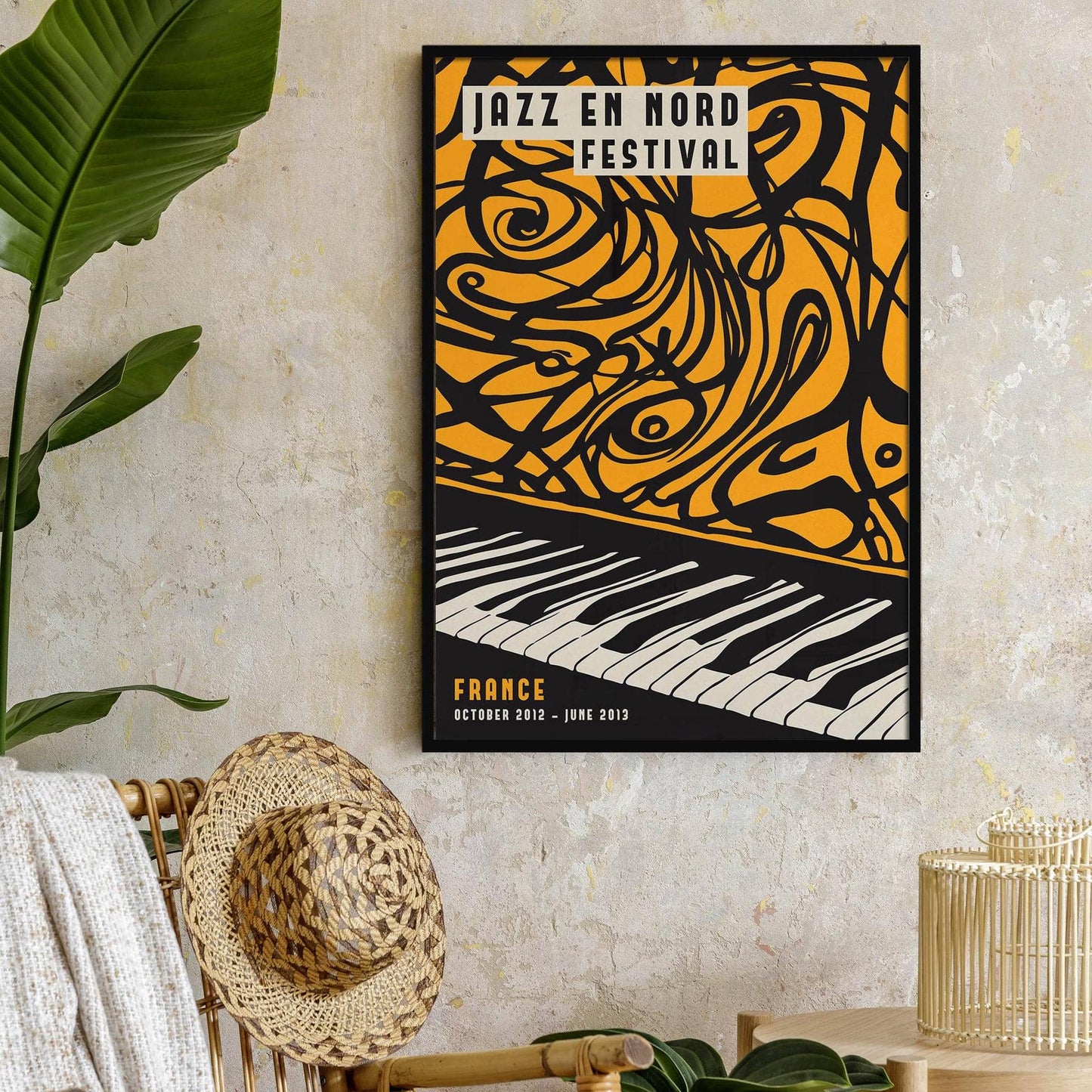 Jazz En Nord France Music Poster - HypeSheriff