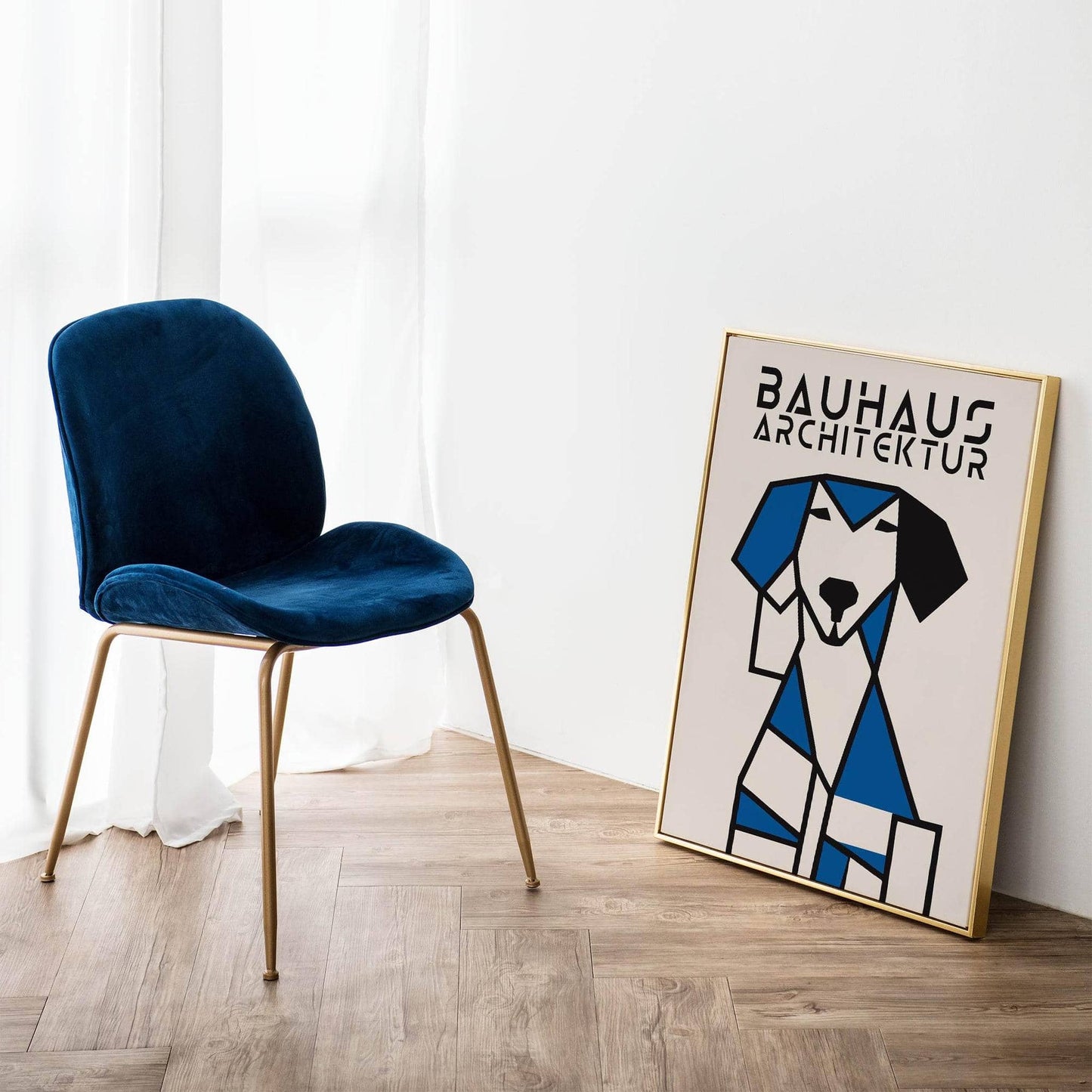 Bauhaus Architektur Dog Poster - HypeSheriff