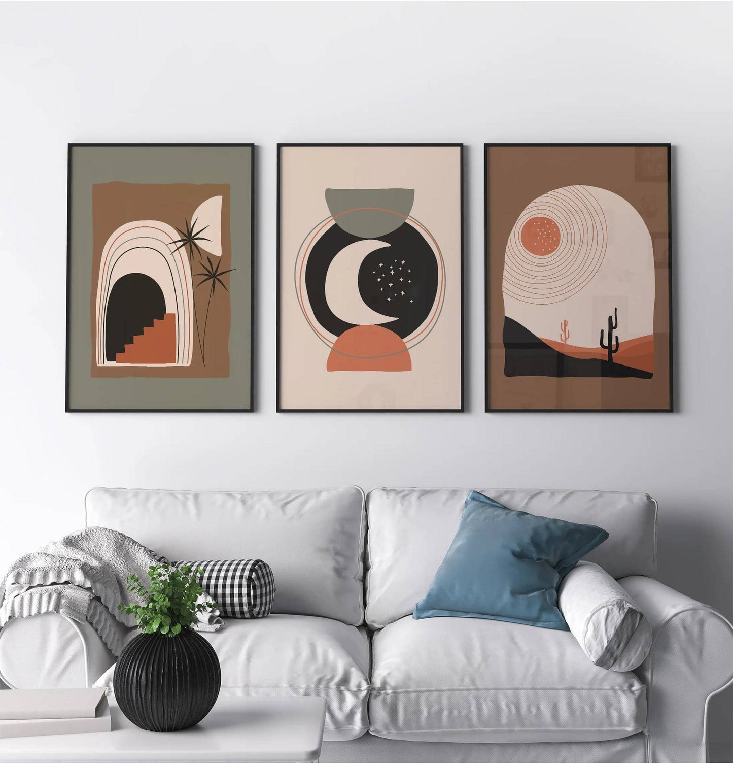 Set of 3 Bohemian Prints - HypeSheriff