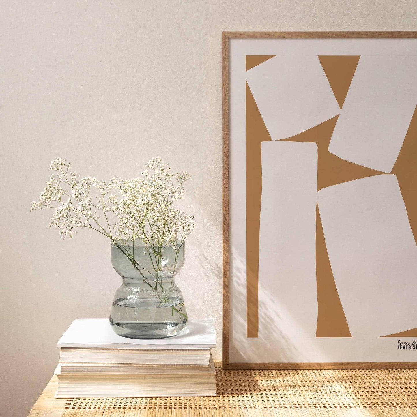 FEVER STUDIO - Formes Blanches Art Print - HypeSheriff