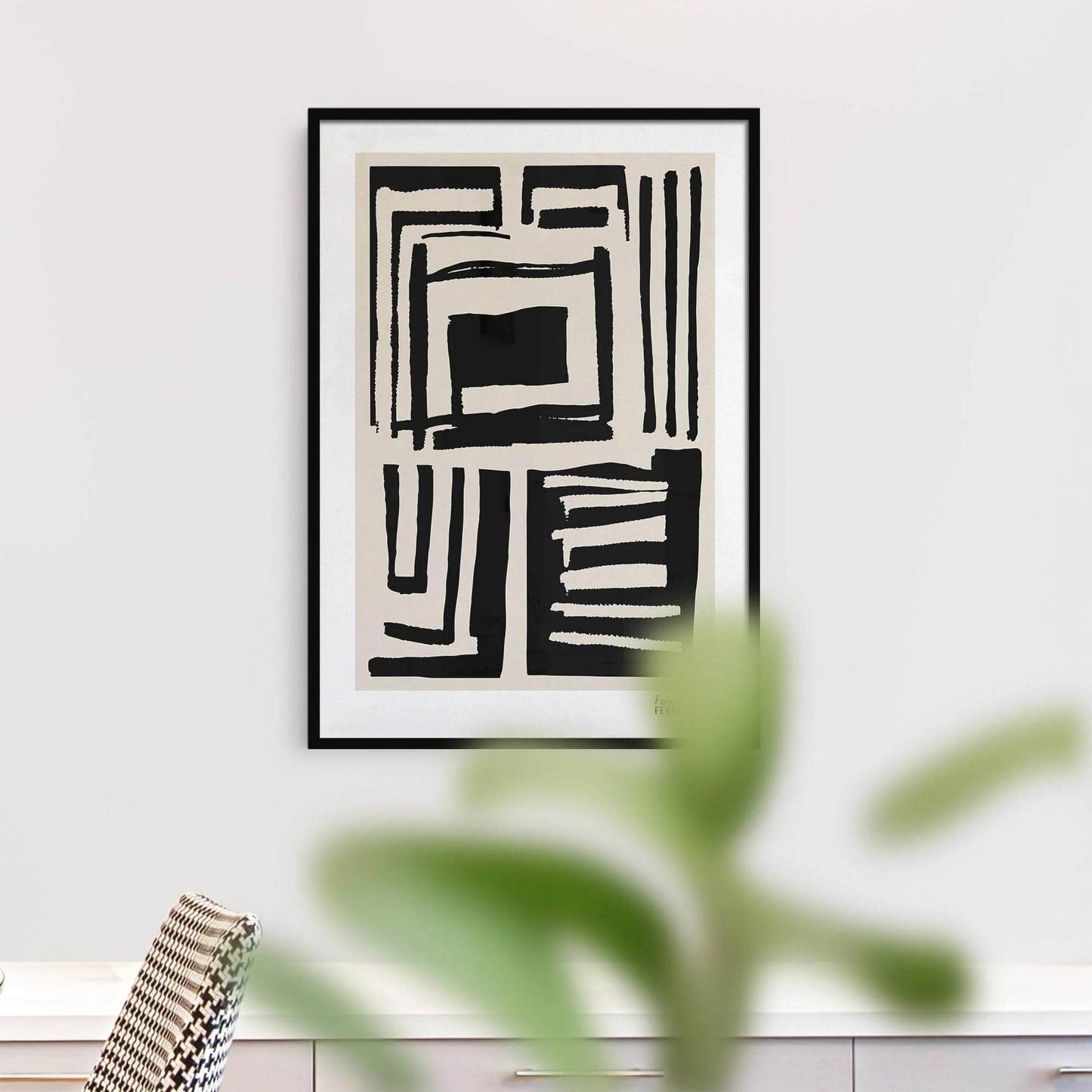 FEVER STUDIO - Formes Brisées II Art Print - HypeSheriff