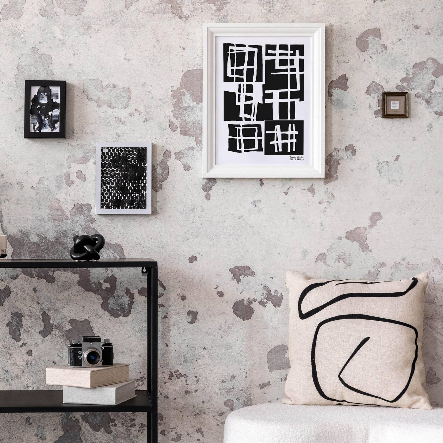 FEVER STUDIO - Formes Brisées Art Print - HypeSheriff