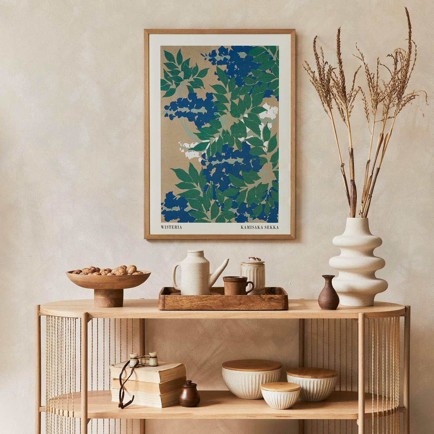 Wisteria, Kamisaka Sekka Poster - HypeSheriff