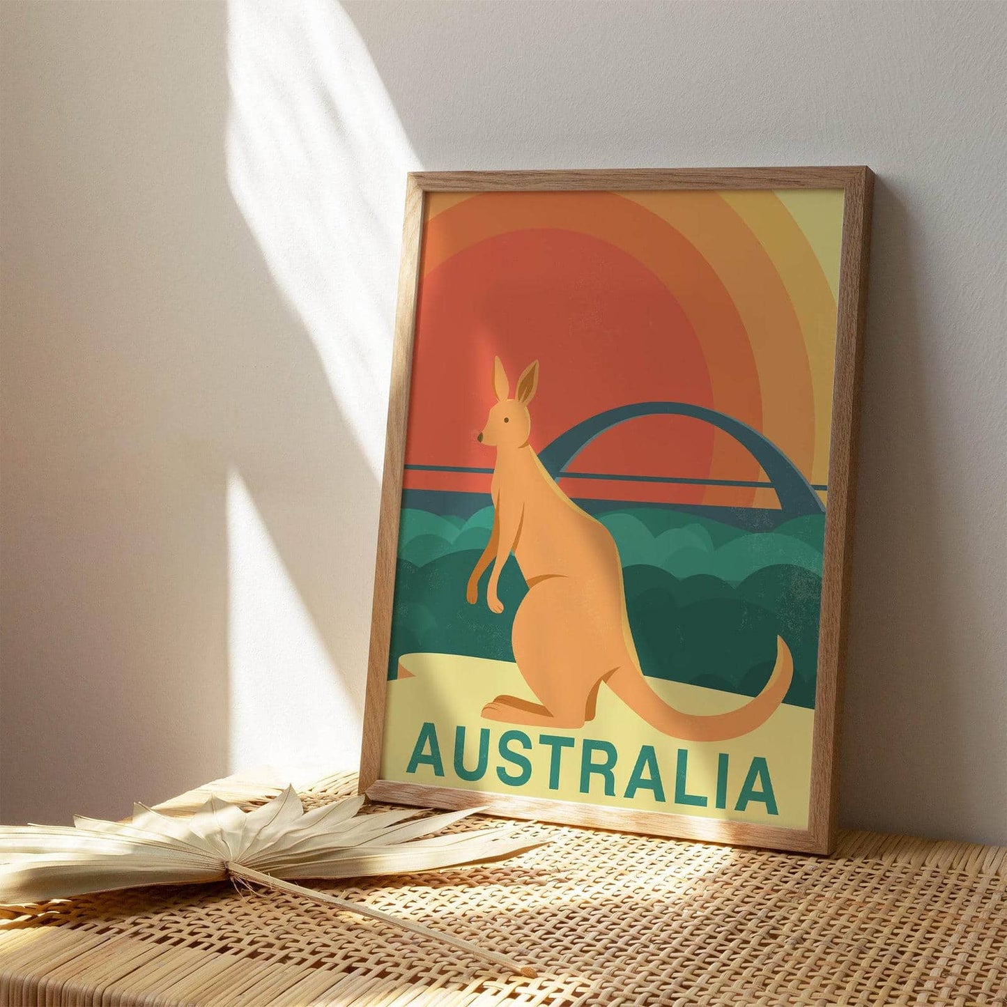 Australia Minimalist Travel Poster - HypeSheriff