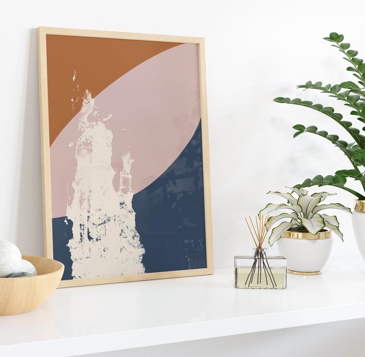 Abstract Neutral Print - HypeSheriff