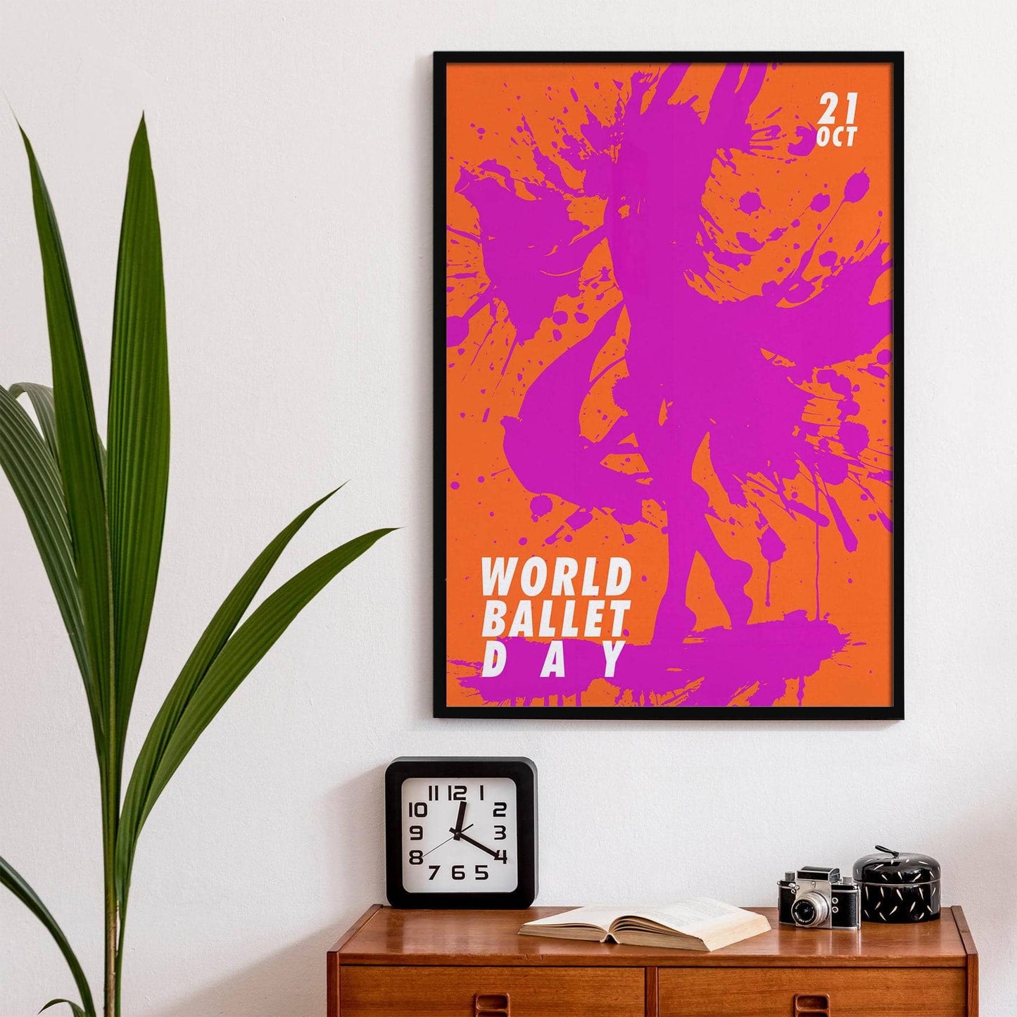 Viva Magenta World Ballet Day Print - HypeSheriff