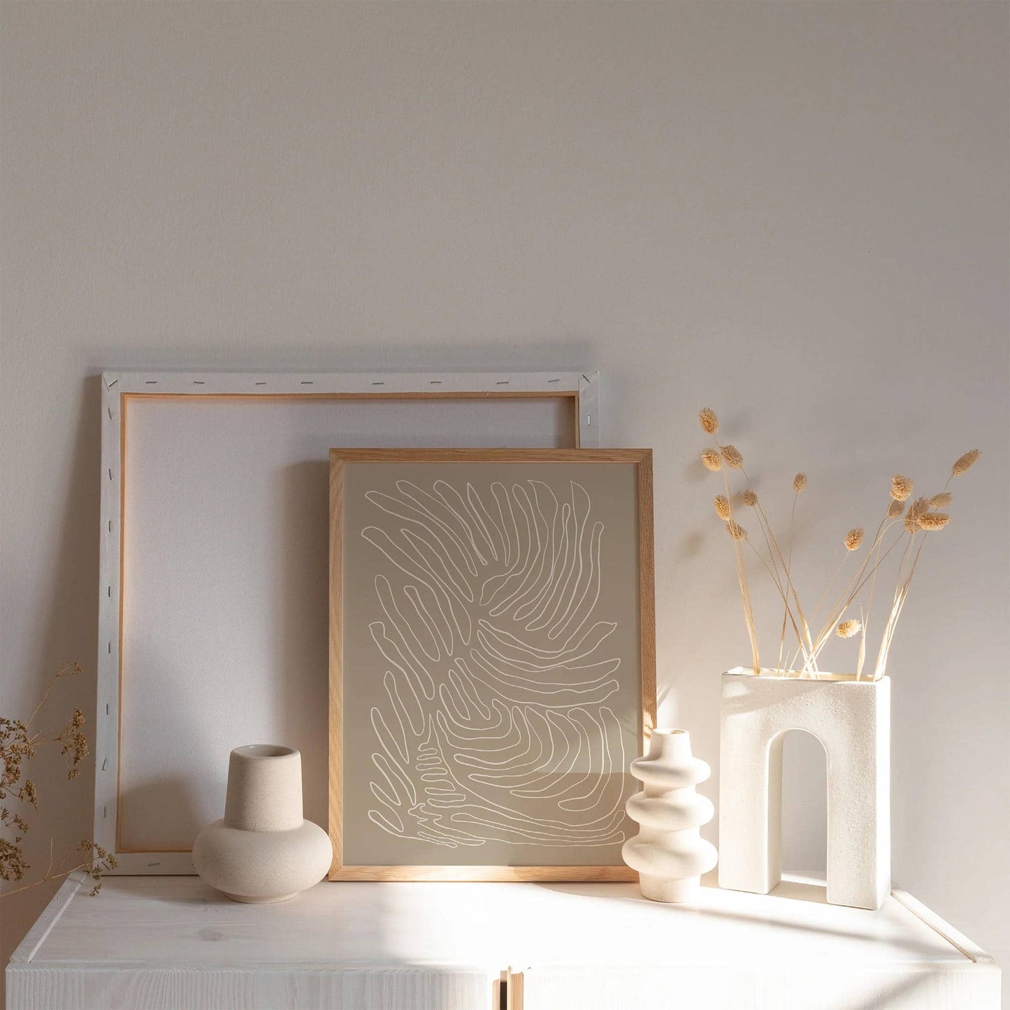 Minimalist Beige Poster - HypeSheriff