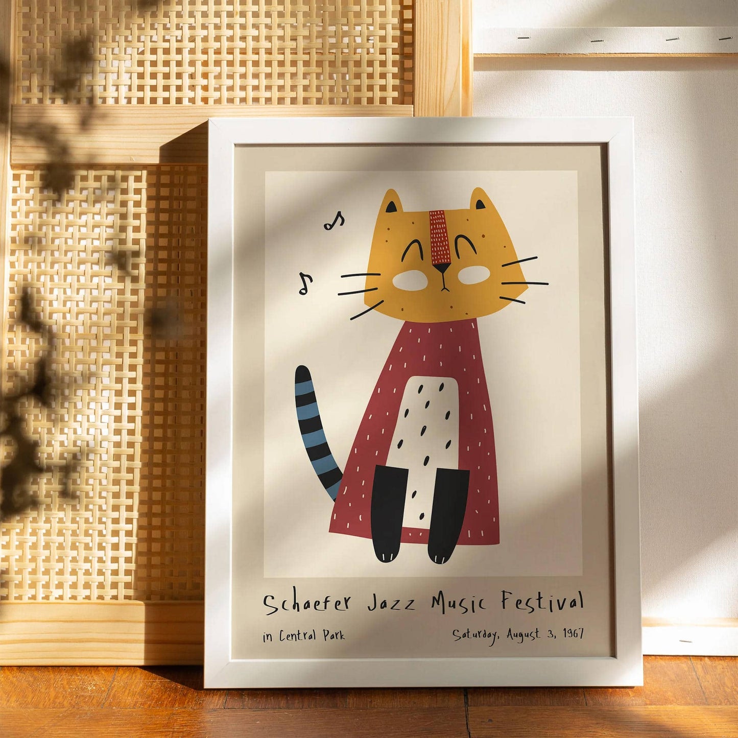 Cat Jazz Festival Poster - HypeSheriff
