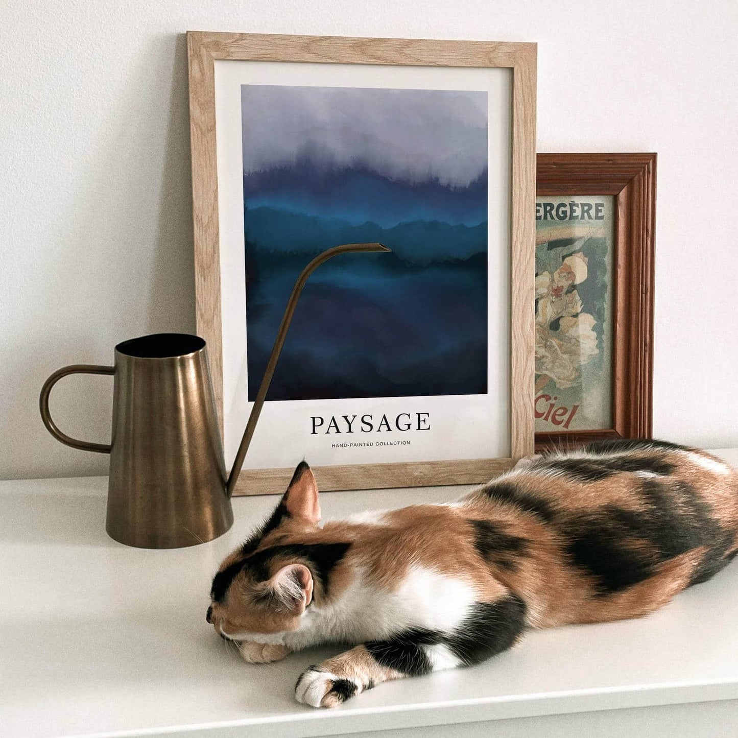 Dark Paysage Hand Painted Poster - HypeSheriff