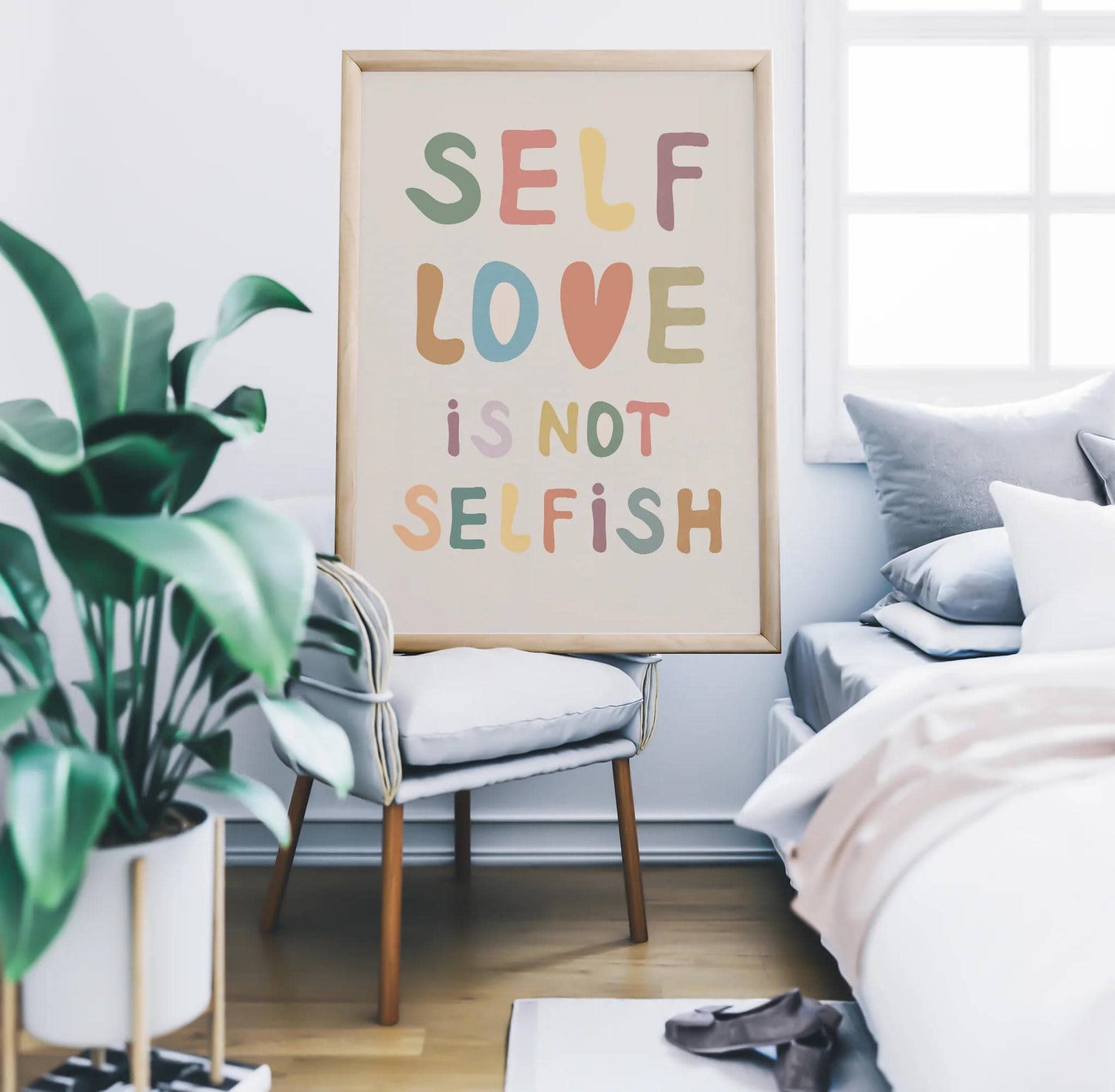 Self Love Is Not Selfish Print - HypeSheriff