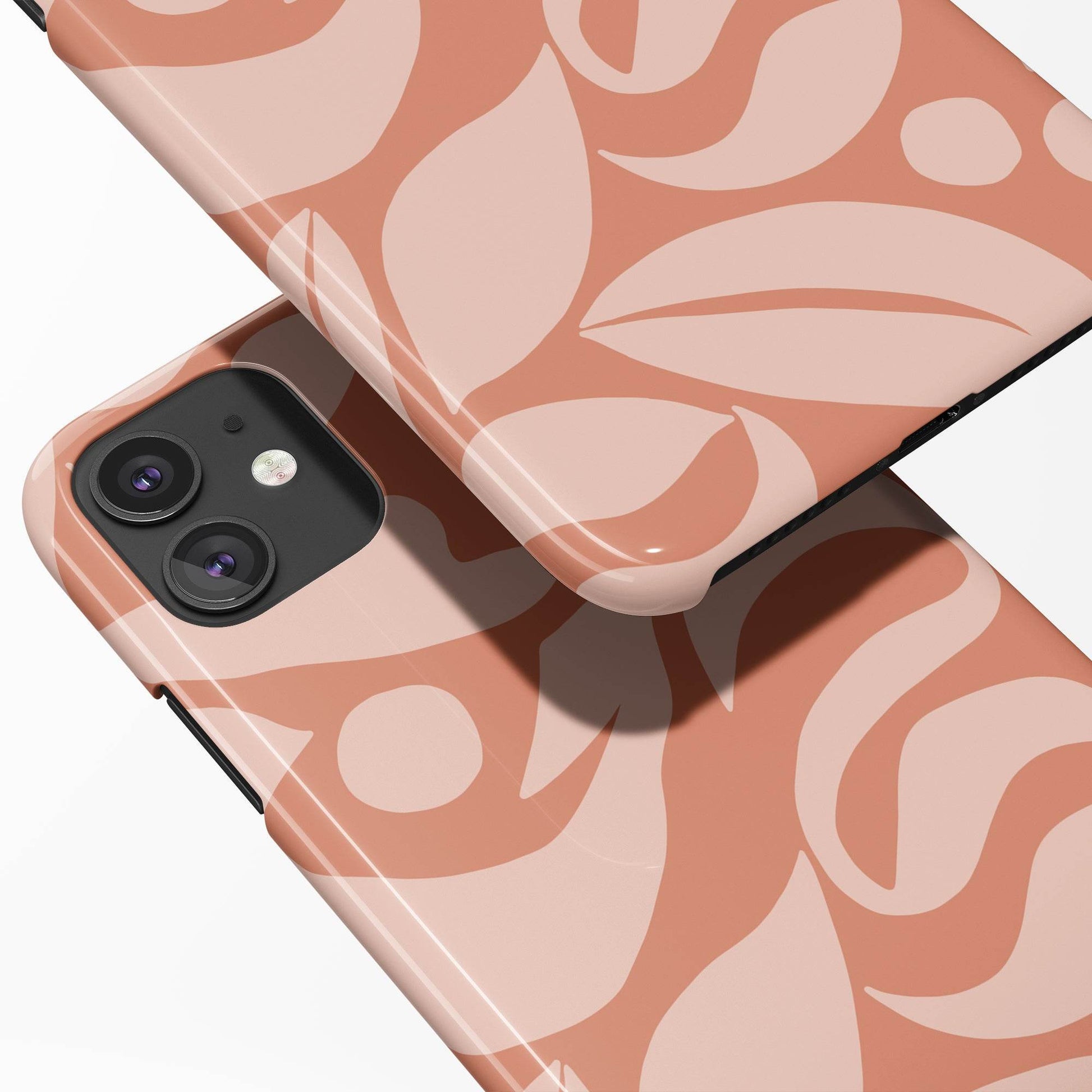 Beige Drawing iPhone Case - HypeSheriff