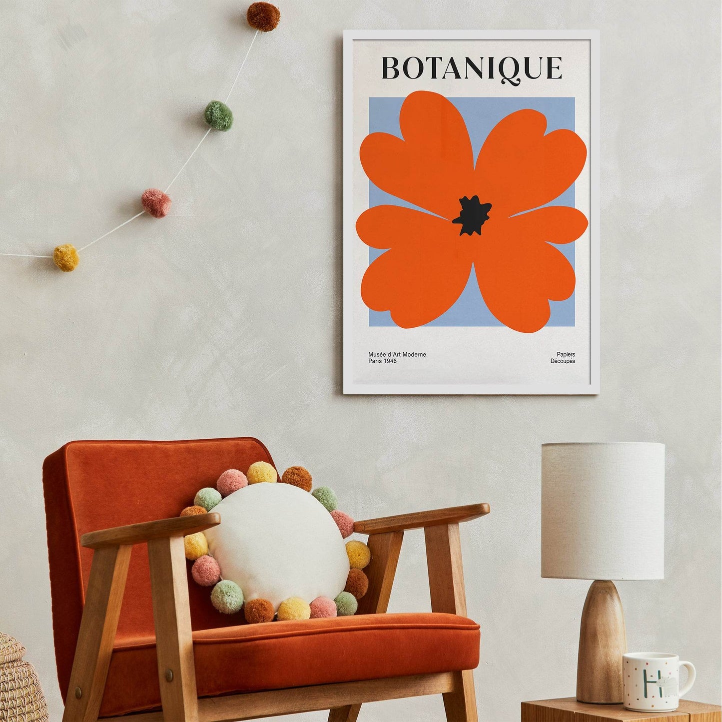 Botanique Red Flower Poster - HypeSheriff