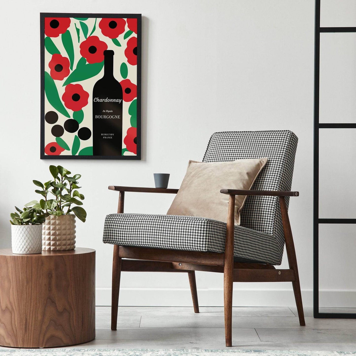 Burgundy France Chardonnay Wine Poster - HypeSheriff