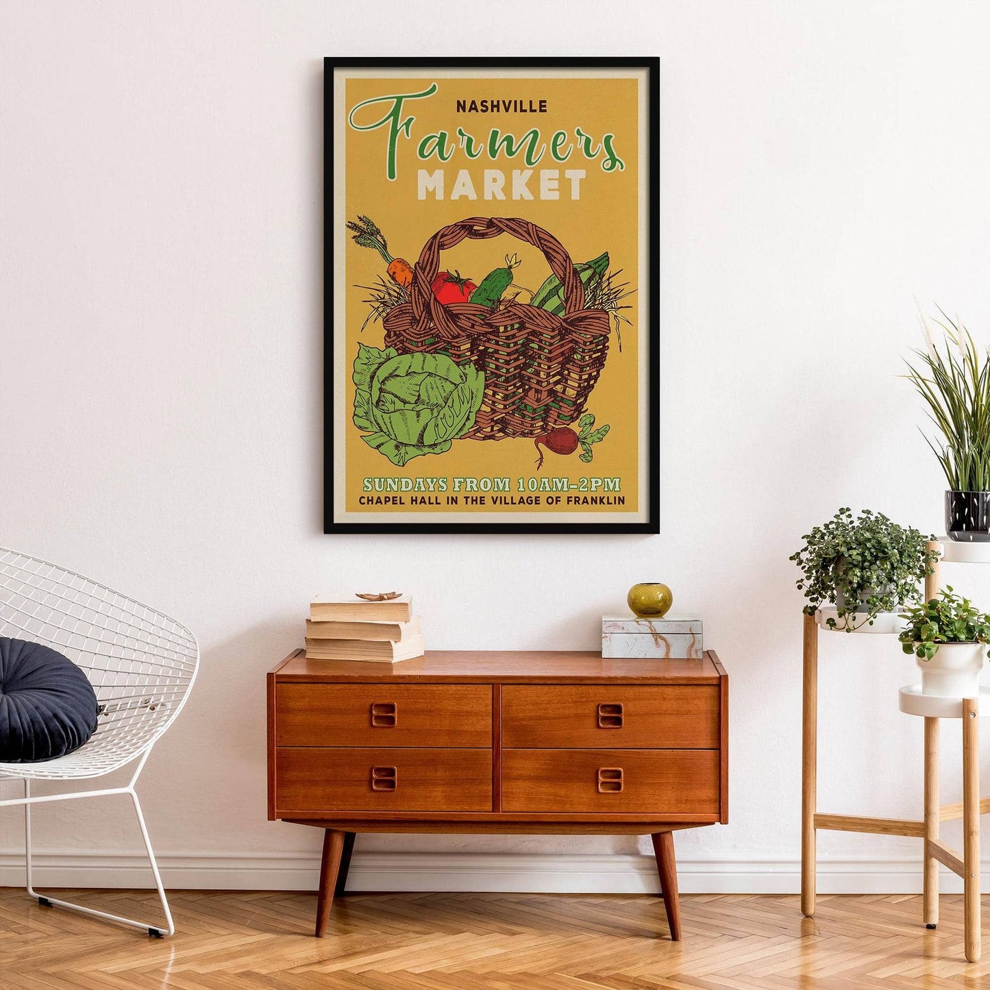 Nashville Farmers Market Poster - HypeSheriff
