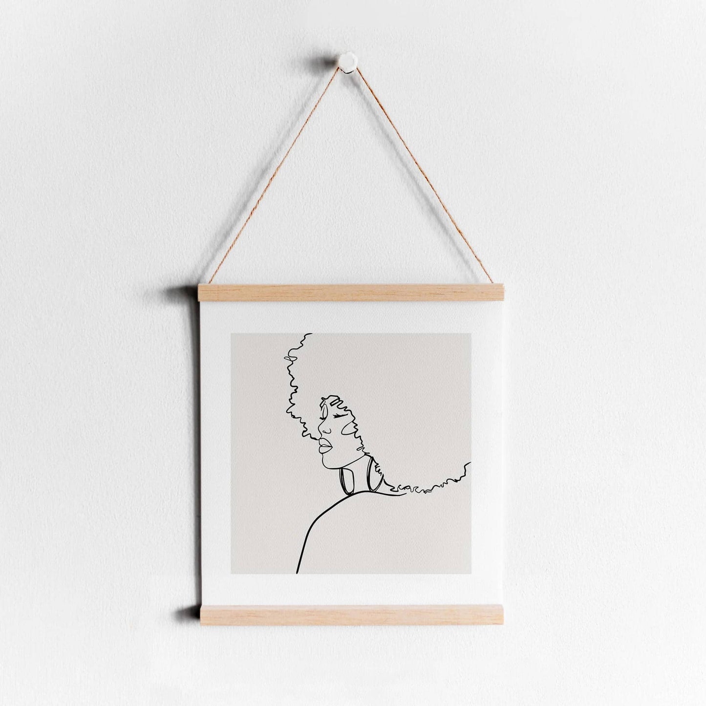 Artful Lines Woman Print - HypeSheriff