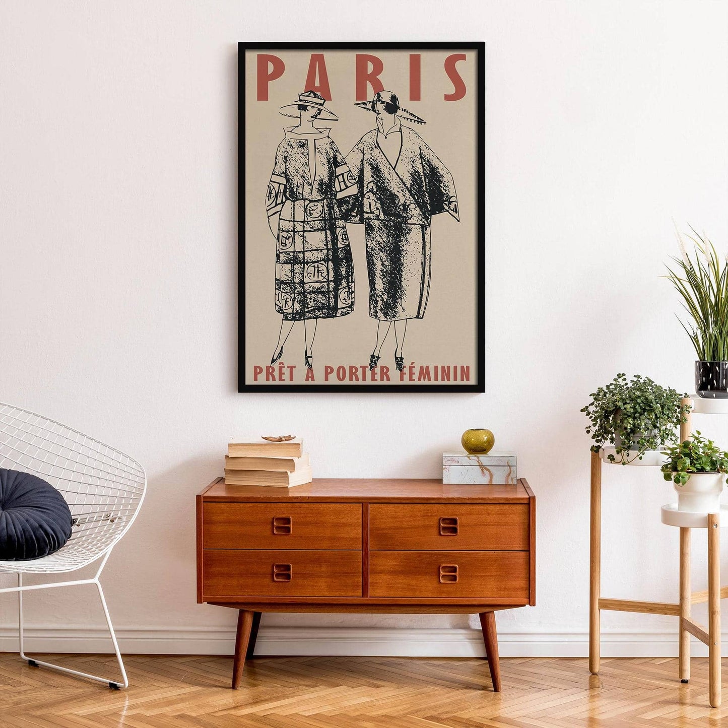 Paris Fashion Retro Poster - HypeSheriff