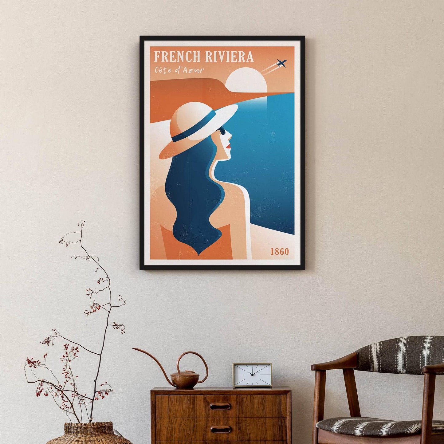 French Riviera 1860 Poster - HypeSheriff