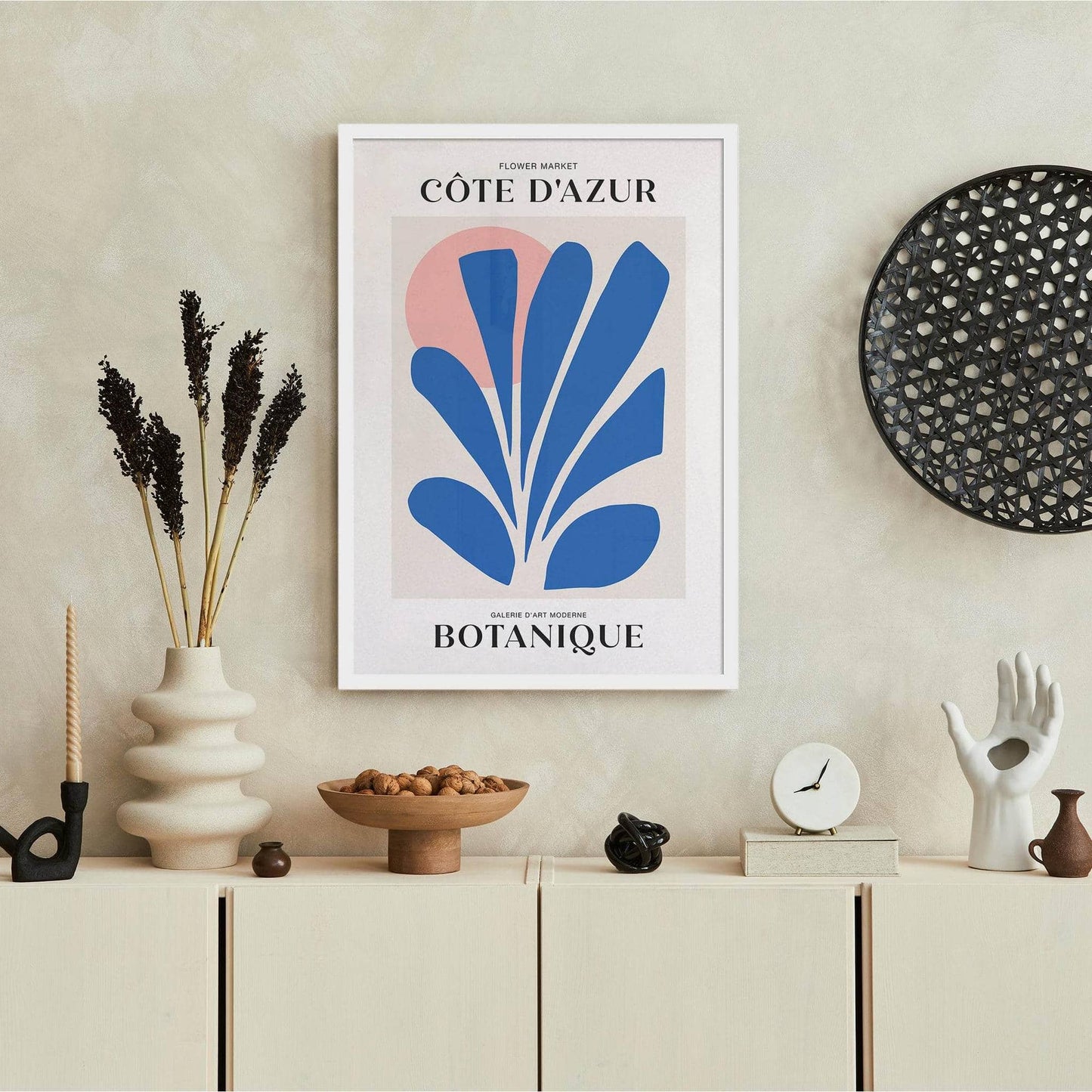 Blue Leaf Botanique Poster - HypeSheriff