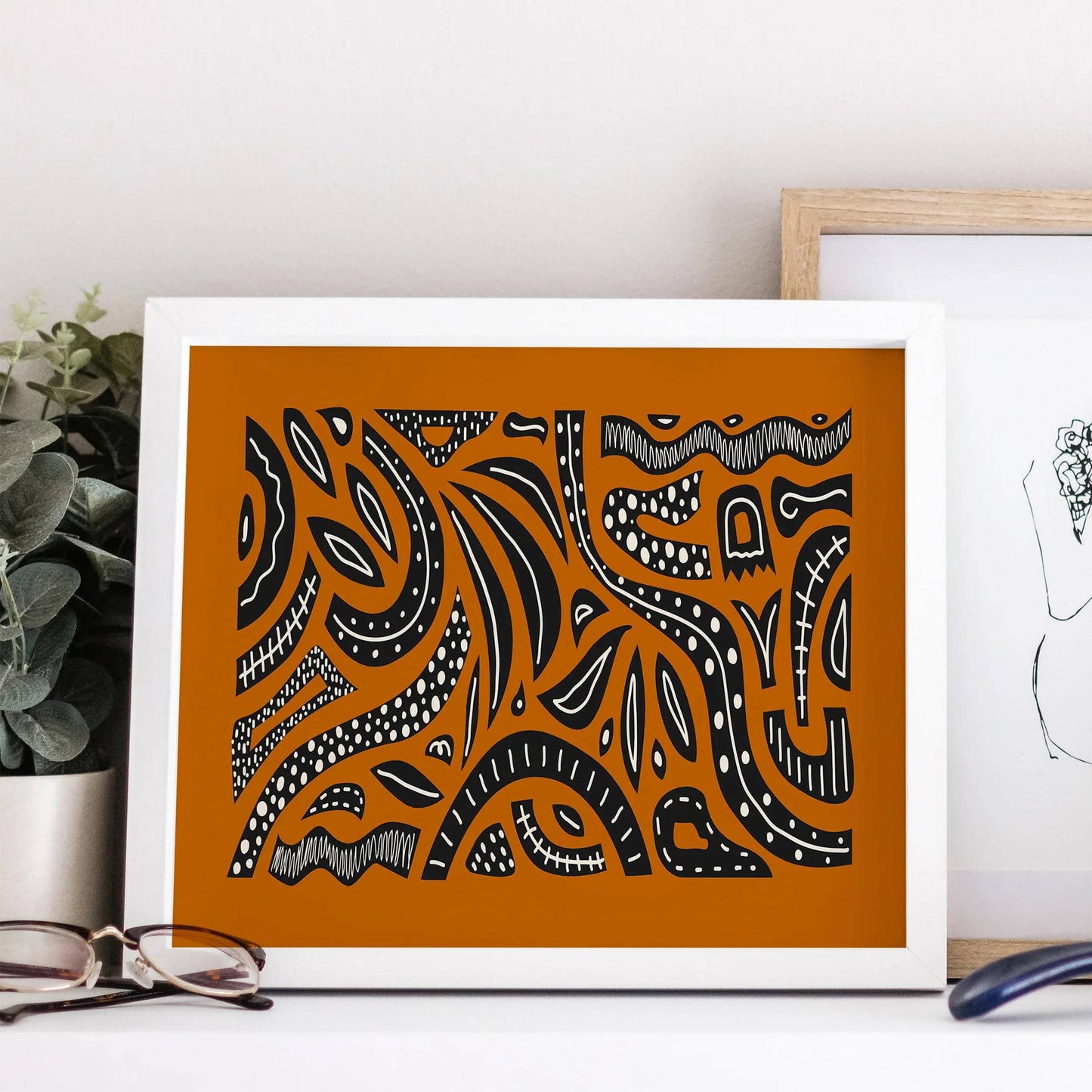 African Pattern Inspired Poster - HypeSheriff