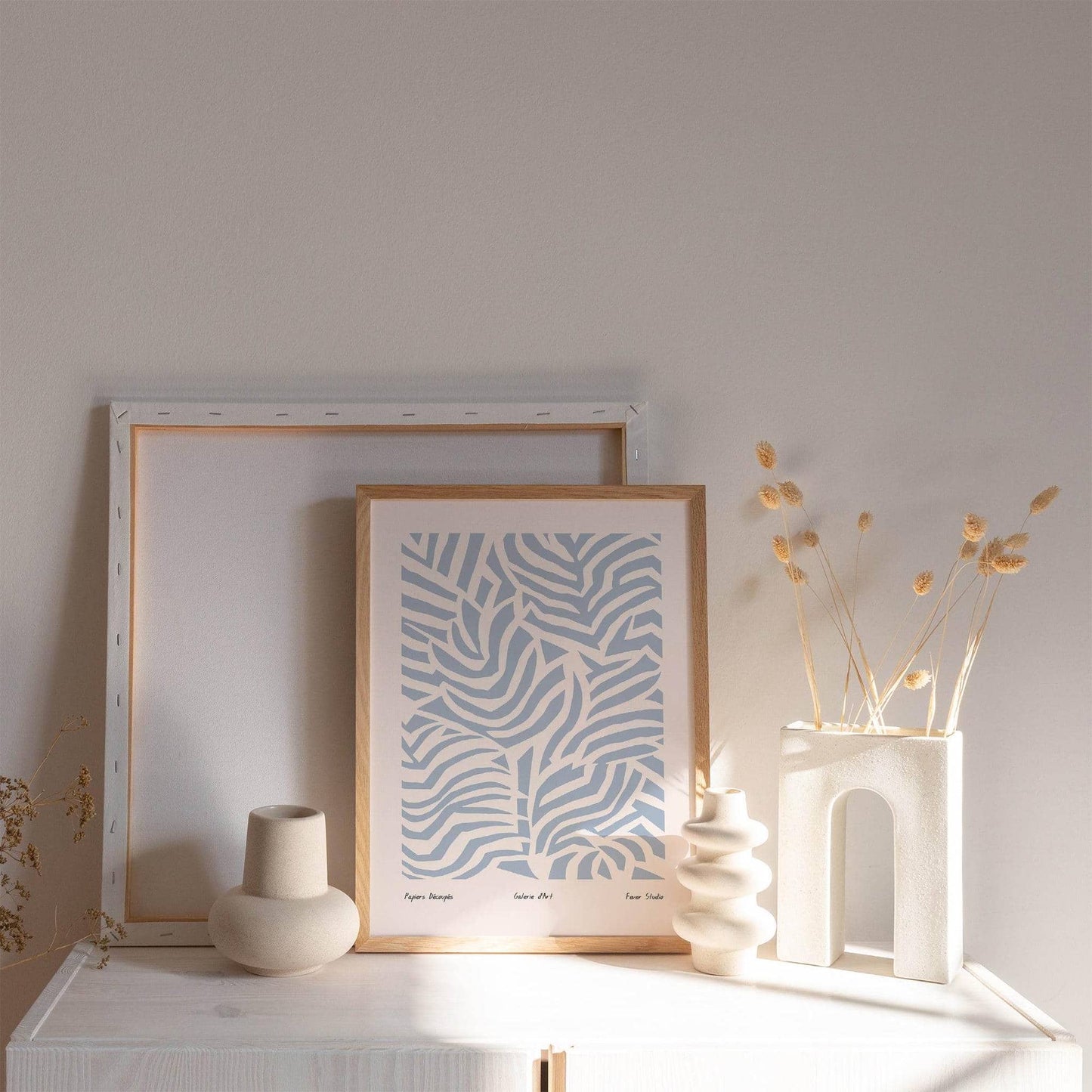 Papiers Découpés Blue Poster - HypeSheriff