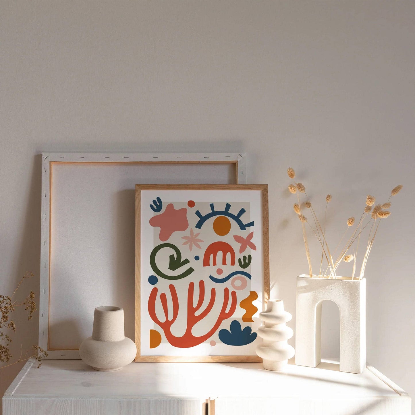 Abstract Shapes Poster - HypeSheriff