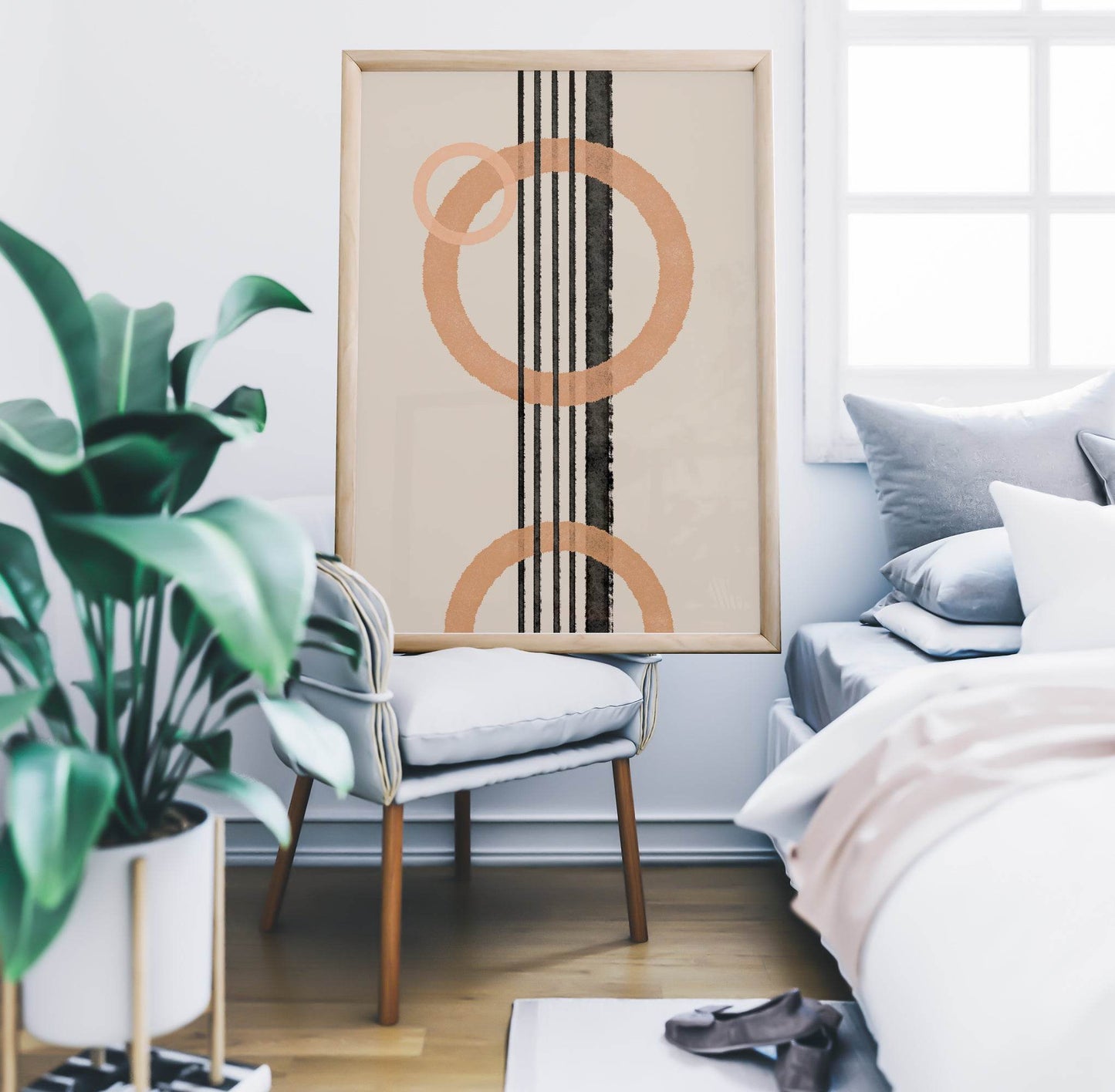 Circles Mid Century Print - HypeSheriff