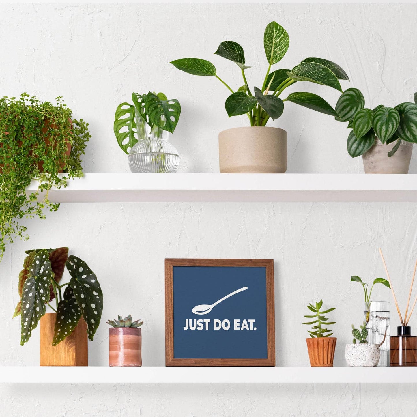 Just Do Eat Kitchen Square Print - HypeSheriff