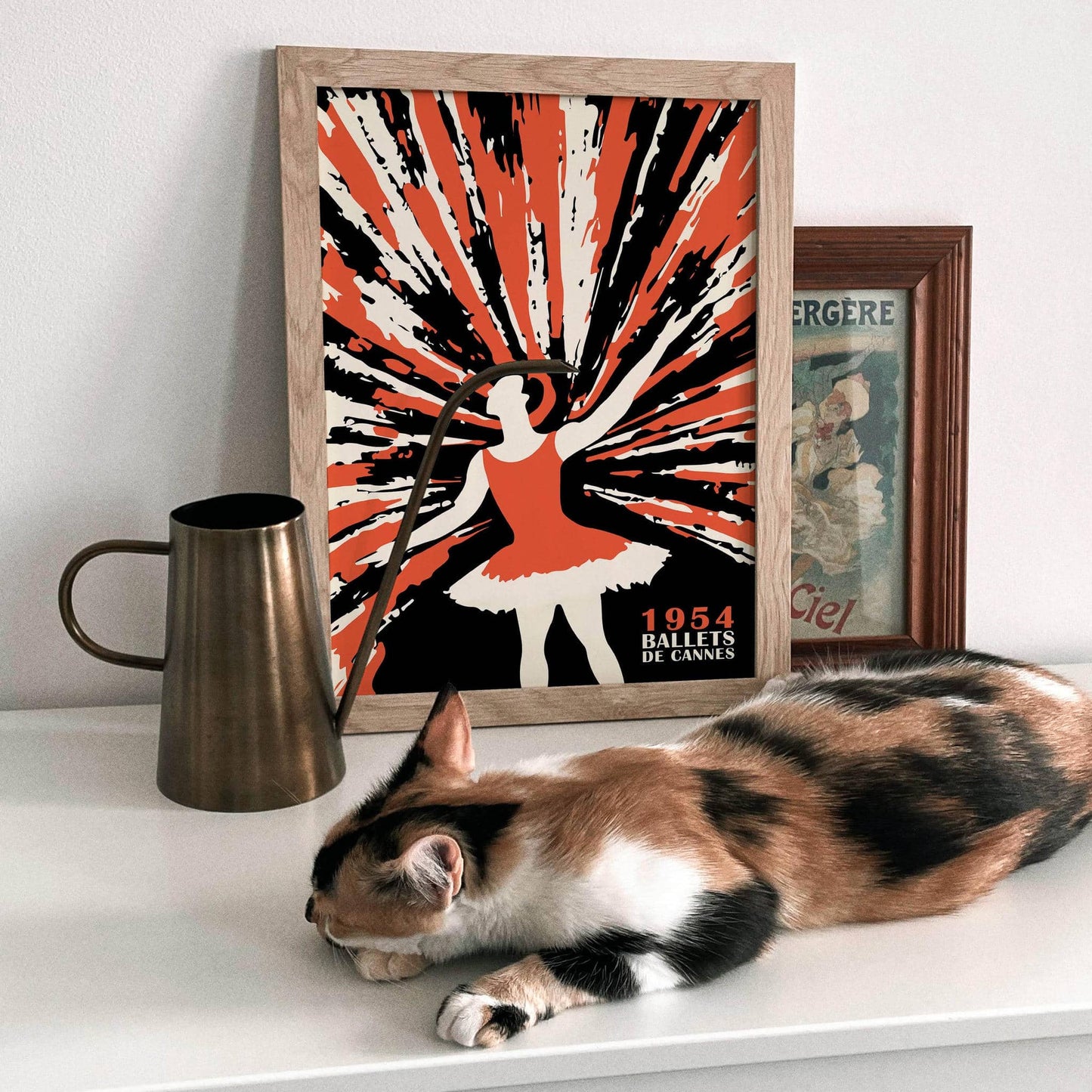 Vintage Ballets de Cannes Poster - HypeSheriff