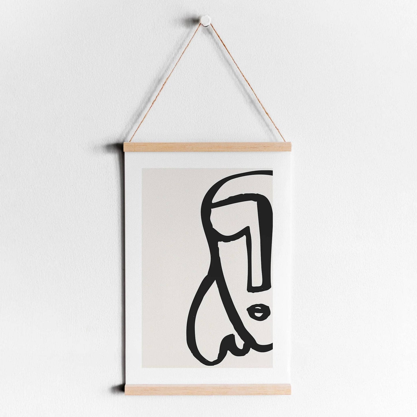 Picasso Line Art Face No.3 Poster - HypeSheriff