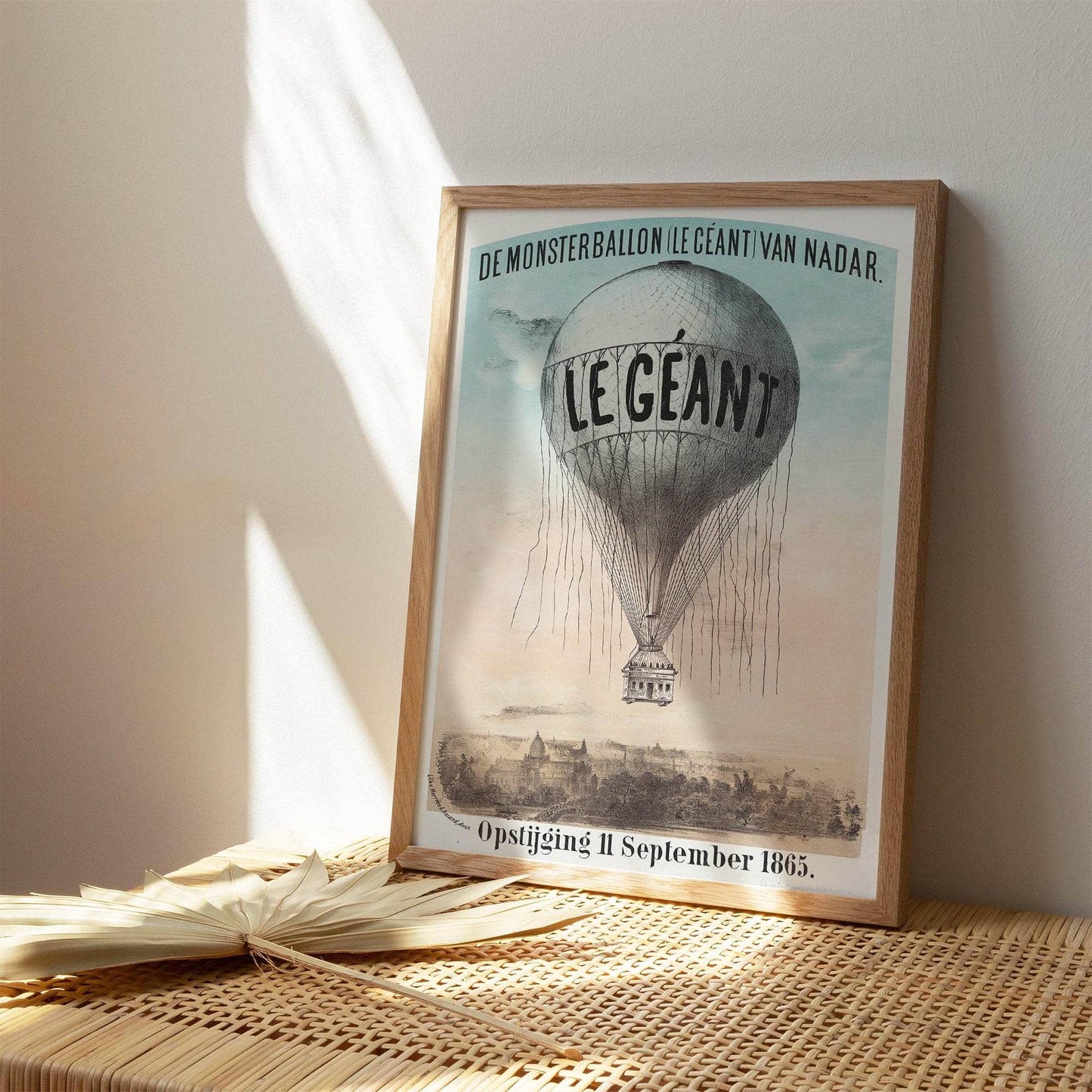 The Monster Balloon le Géant From Nadar Poster - HypeSheriff