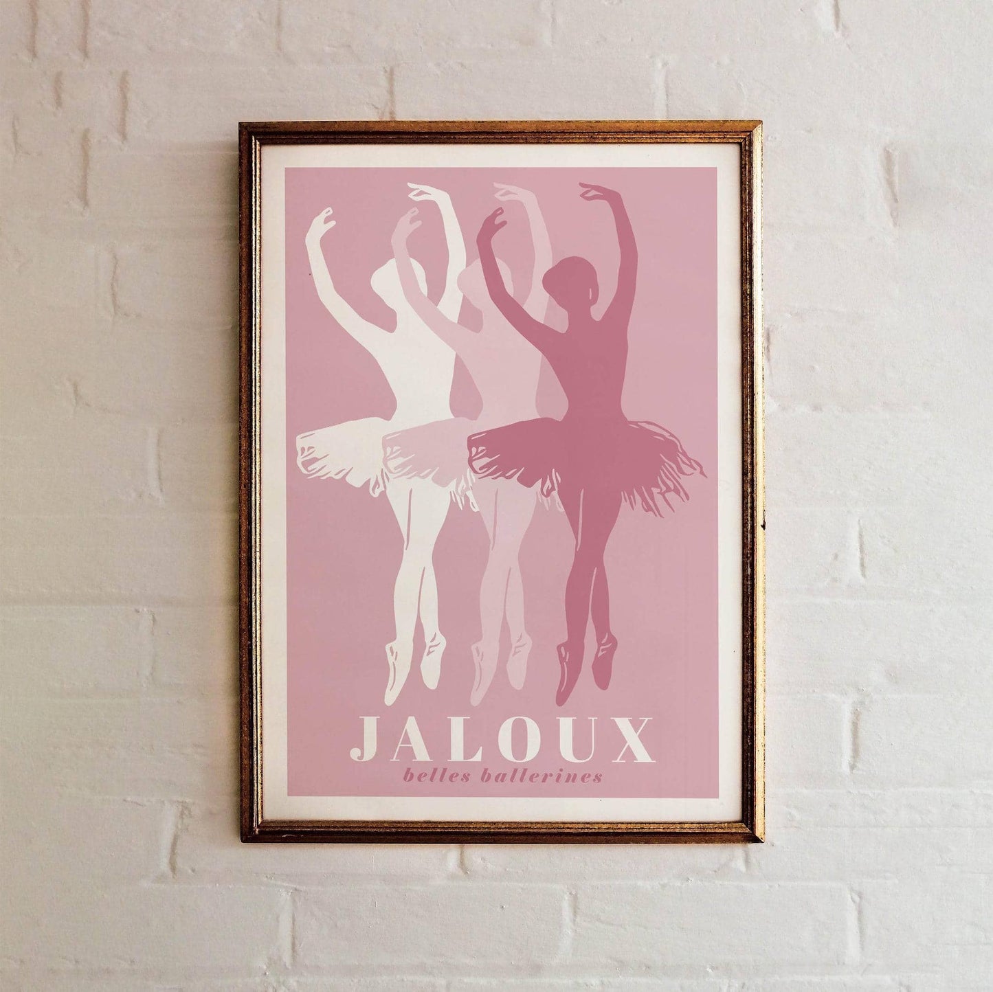 Jaloux Pink Ballet Poster - HypeSheriff