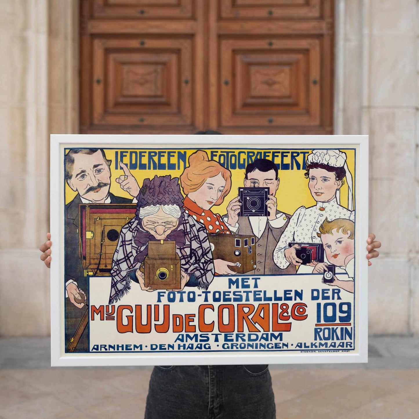 Old Camera Advertising Horizontal Print - HypeSheriff