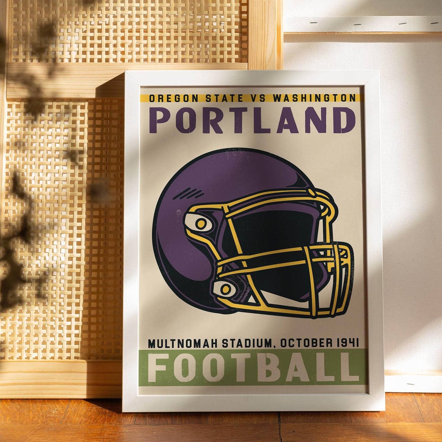 Portland, Football 1941 Poster - HypeSheriff