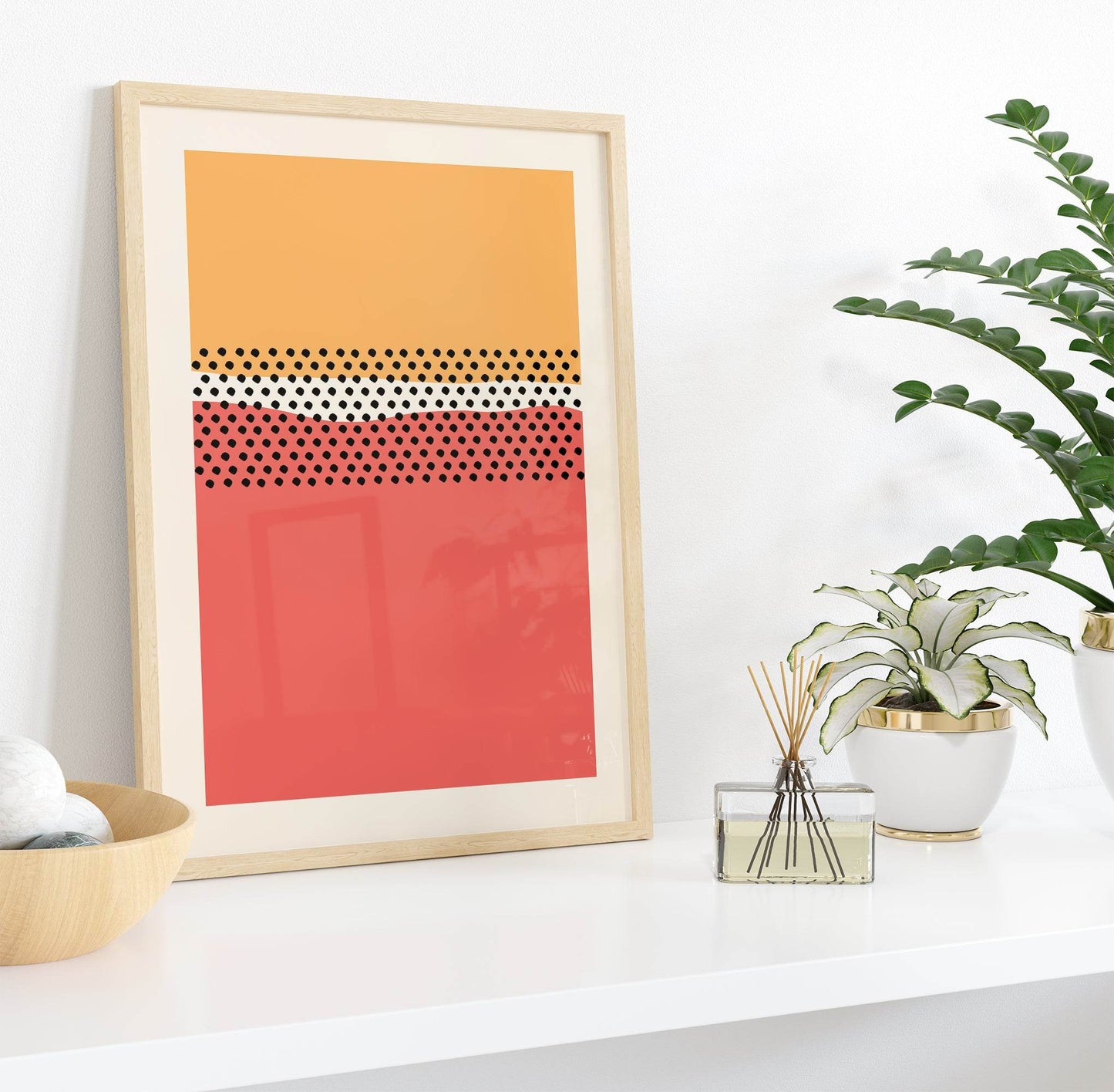 Sunny Abstract Wall Print - HypeSheriff