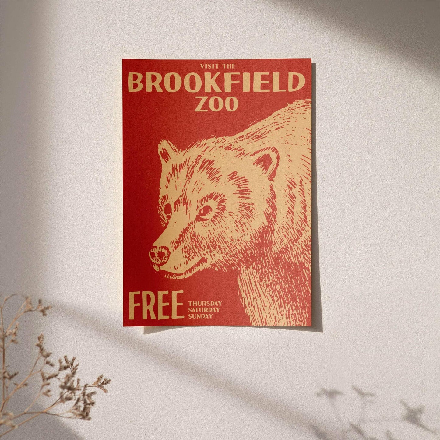Brookfield Zoo, Chicago Poster - HypeSheriff