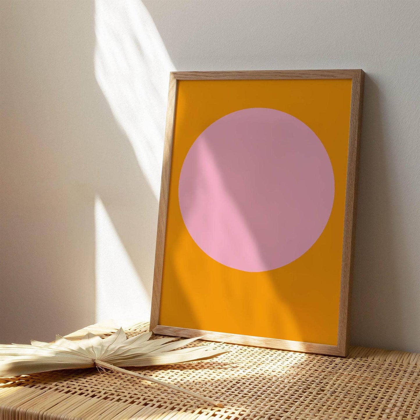 Minimalist Pink Sun Poster - HypeSheriff
