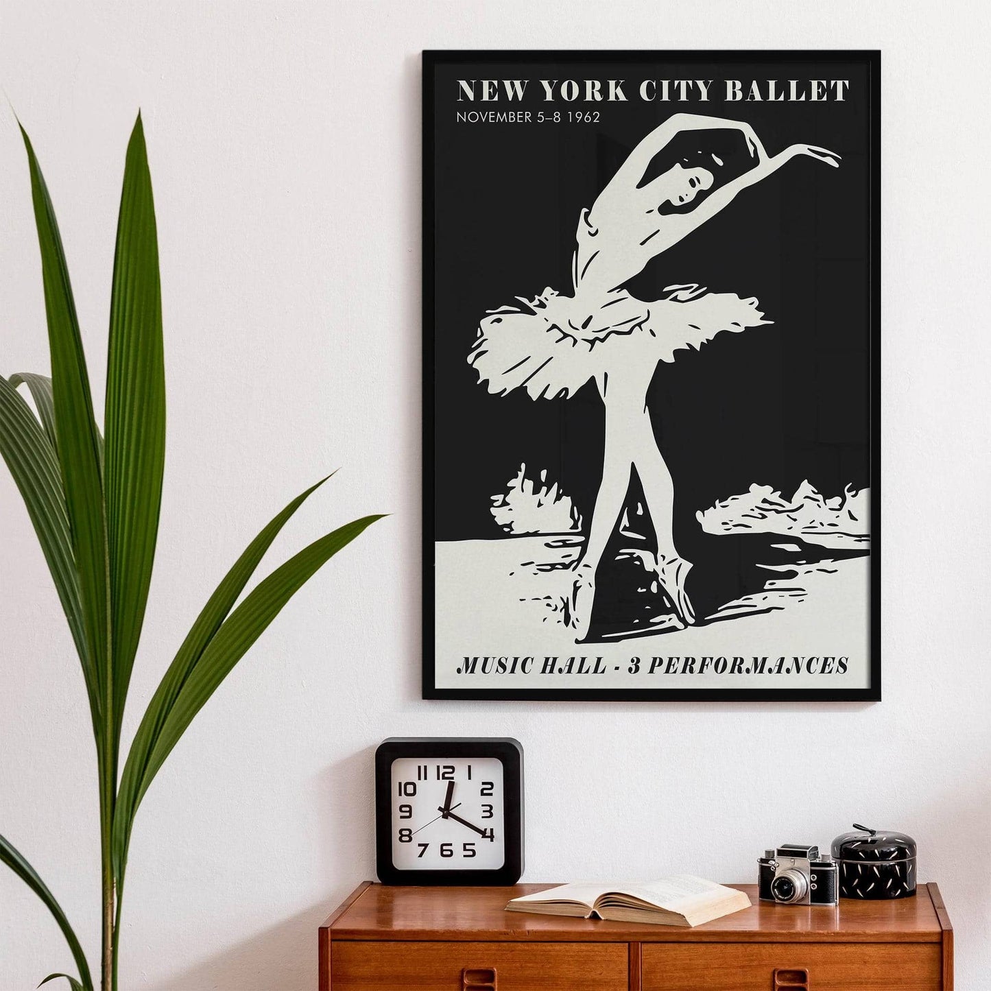 B&W New York City Ballet Poster - HypeSheriff