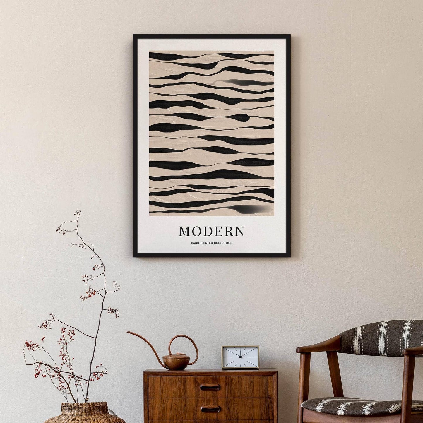 Modern Abstract Painted Poster - HypeSheriff