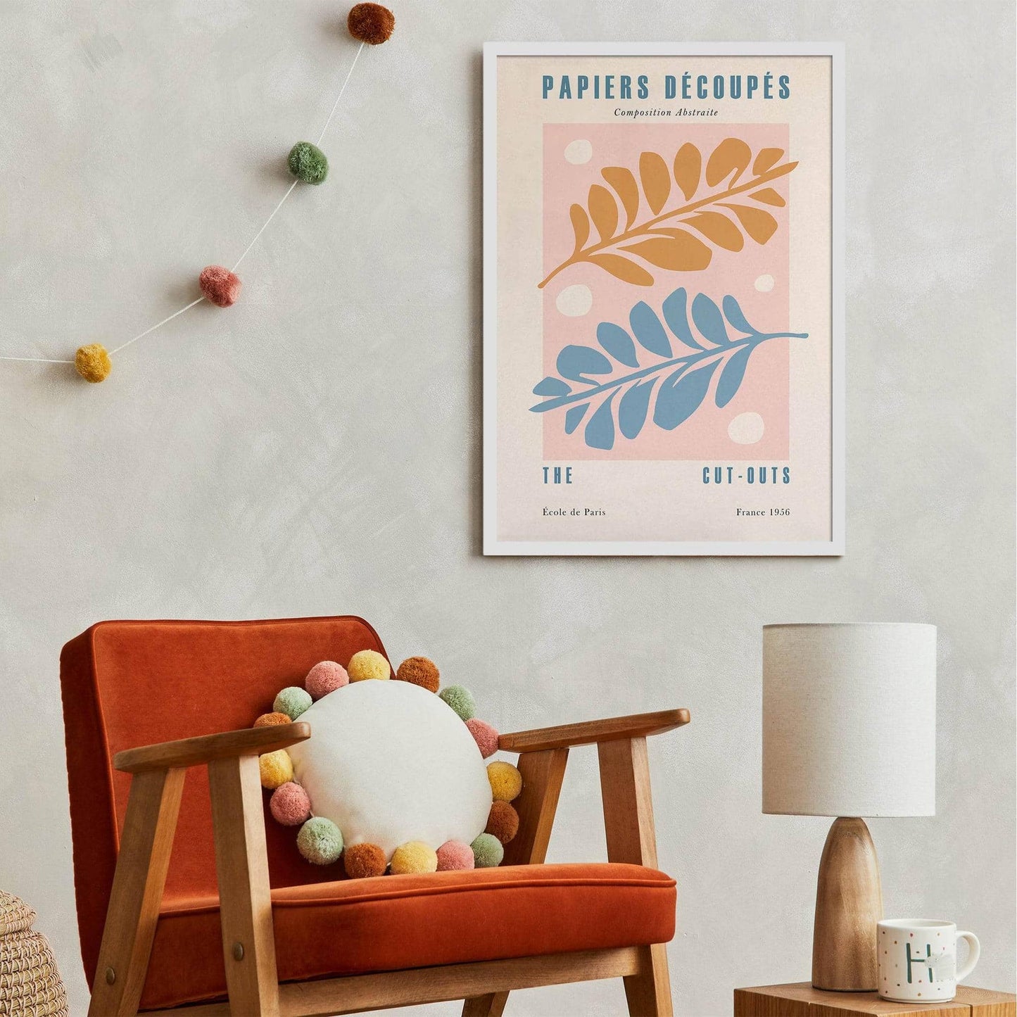 Botanical Pastel Colors Art Print - HypeSheriff