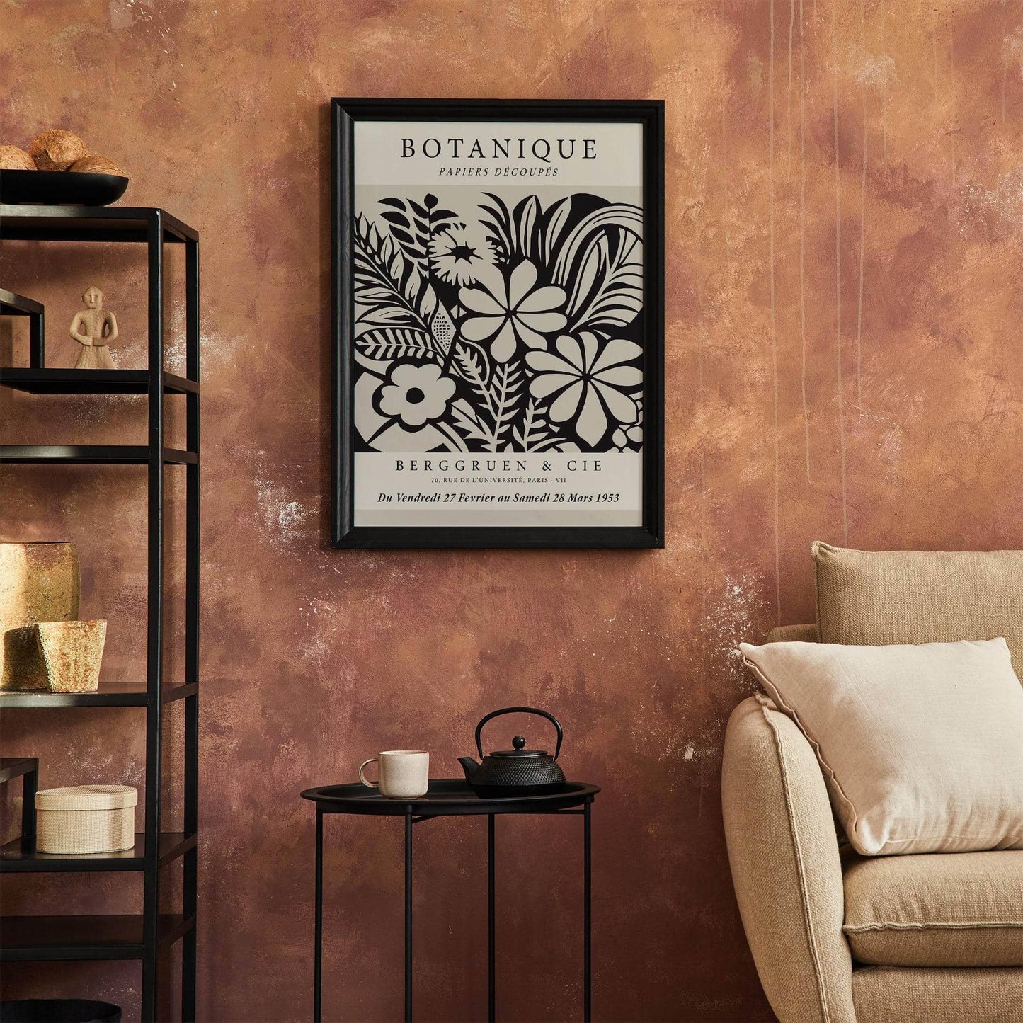 Botanical Beige Poster - HypeSheriff