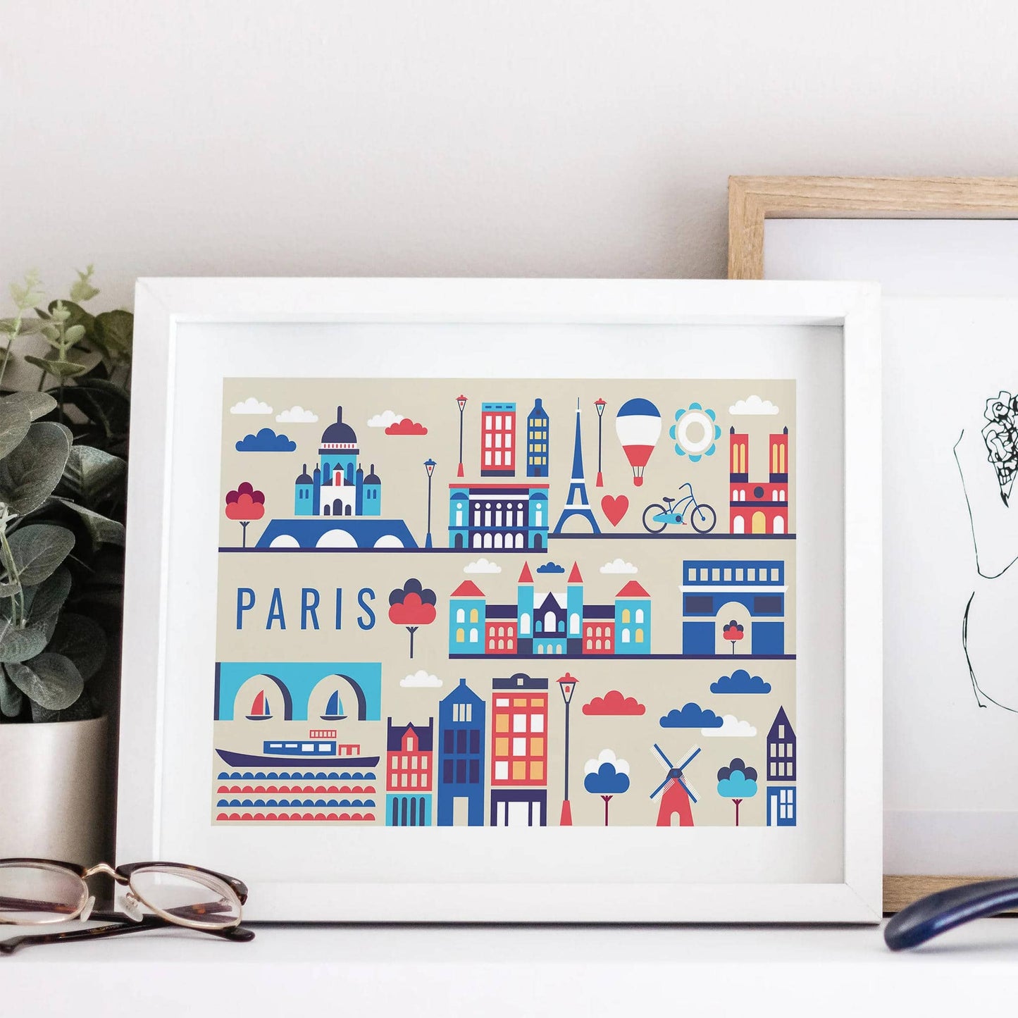 Modern Paris Horizontal Print - HypeSheriff