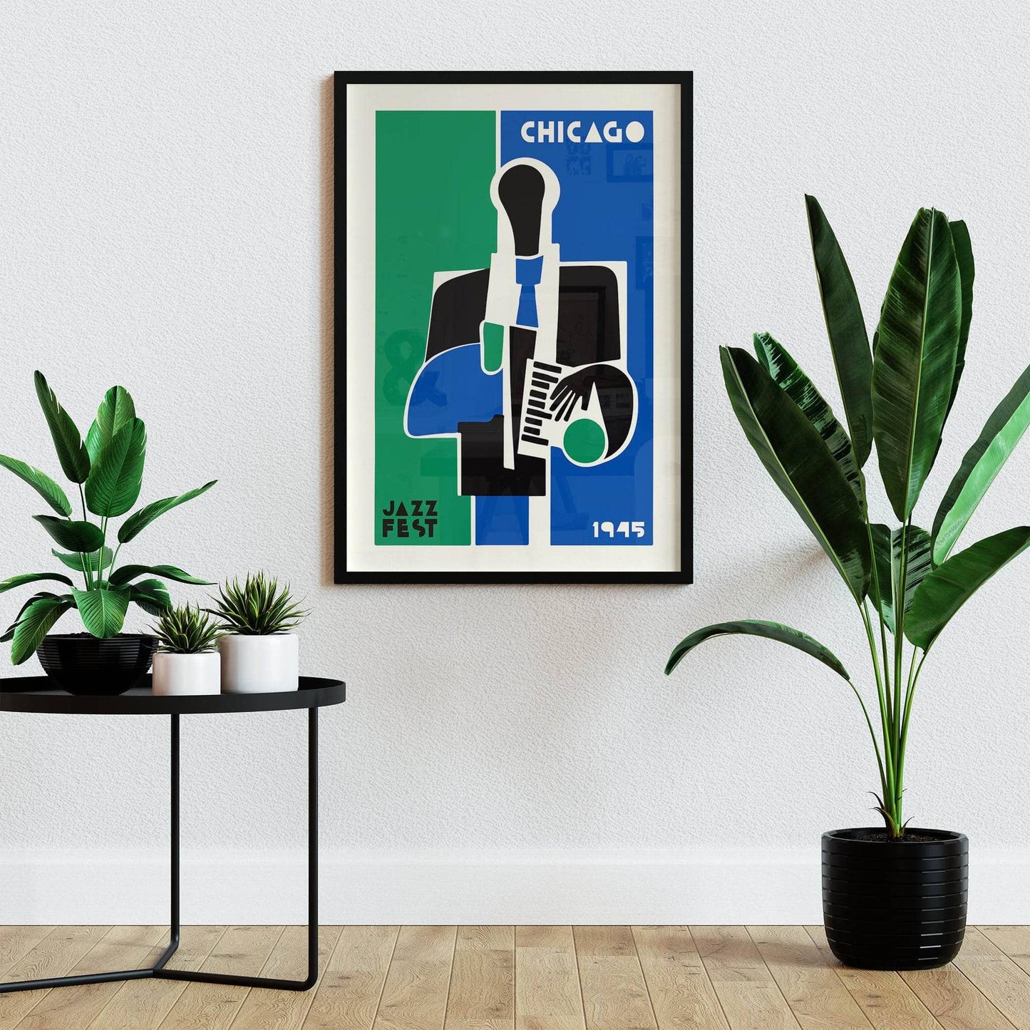 Chicago Jazz Fest 1945 Poster - HypeSheriff