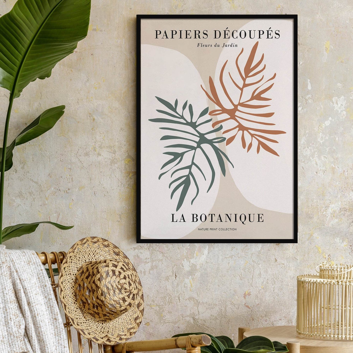 Beige La Botanique Poster - HypeSheriff